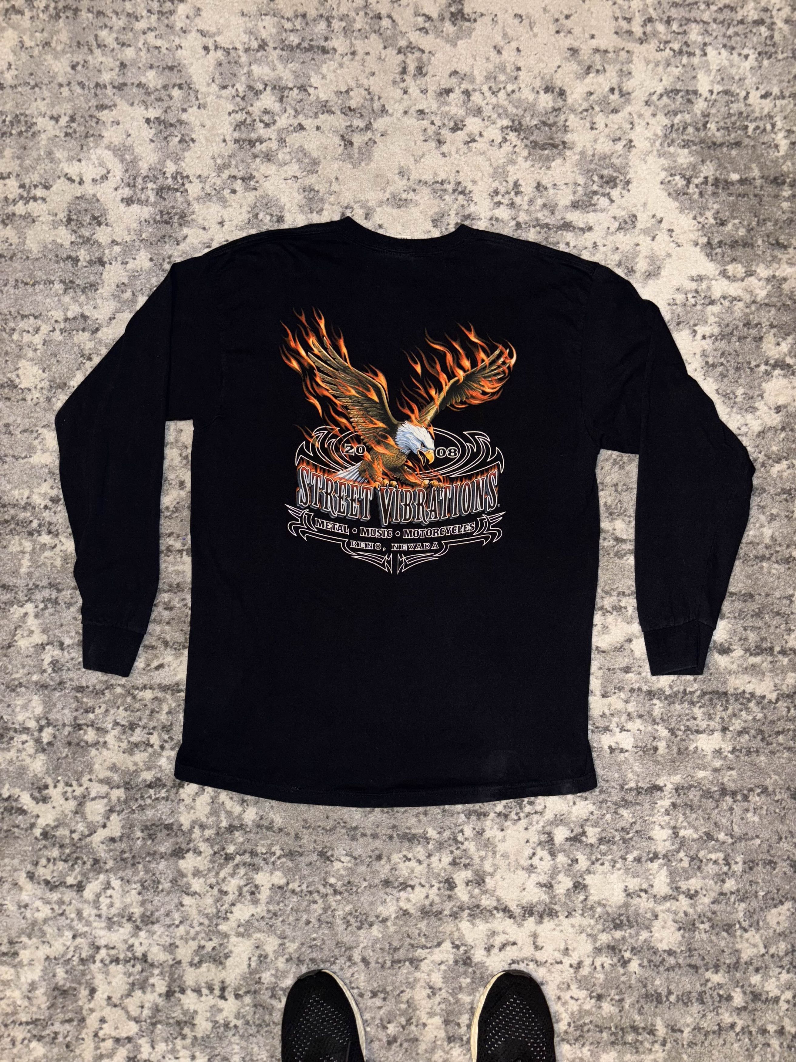 Harley Davidson 2000s Street Vibrations Motorcycles Reno Shirt Size US XL / EU 56 / 4 - 1 Thumbnail