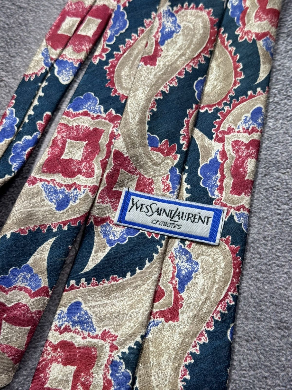 Yves Saint Laurent Yves Saint Laurent Vintage Silk Tie Size ONE SIZE - 2 Thumbnail