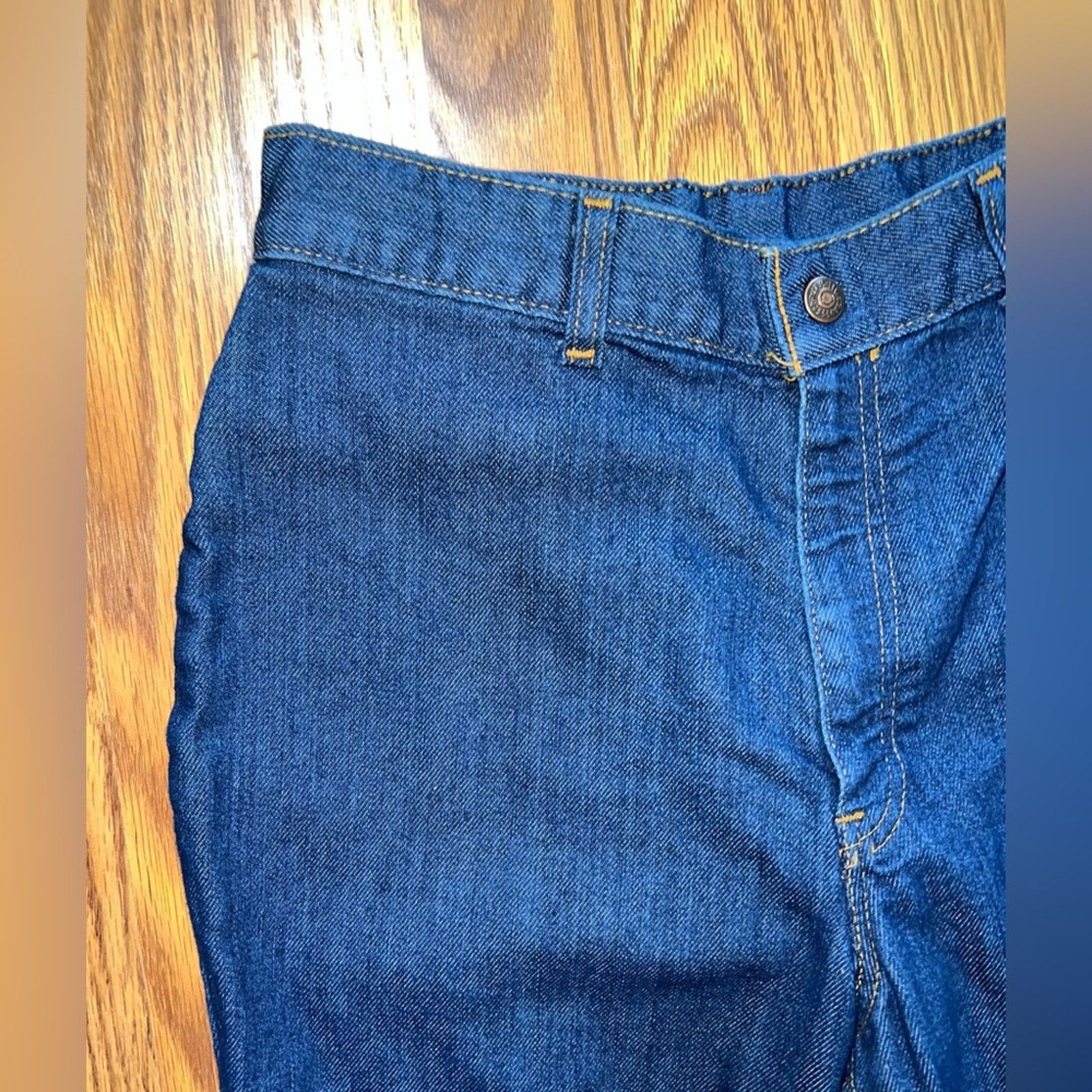 Levi's Fantastic *Rare* Vintage 1970s Levi’s No Front Pocket Jeans! Size 26" / US 2 / IT 38 - 3 Thumbnail