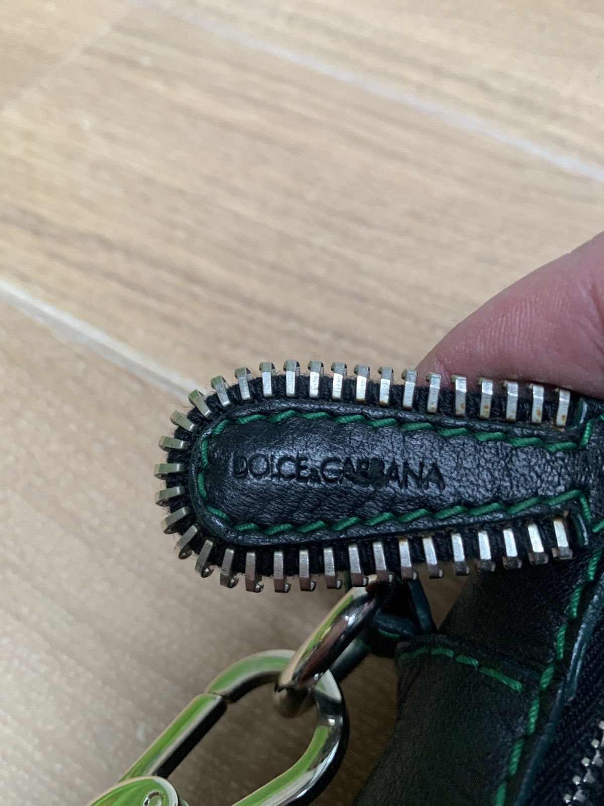 Dolce & Gabbana ARCHIVAL Dolce & Gabbana Multi-Zip Leather Work Bag Size ONE SIZE - 13 Thumbnail