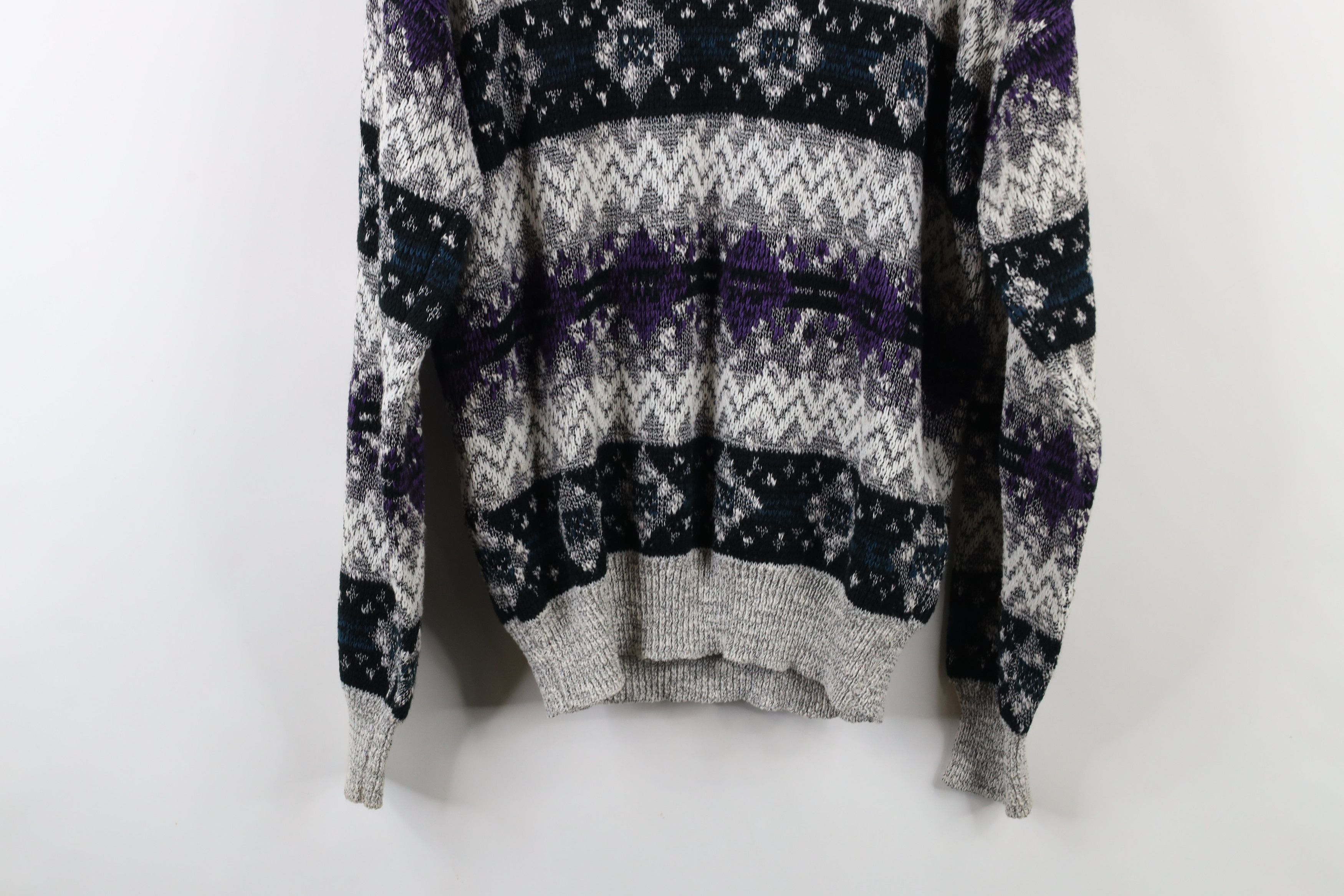 Vintage Vintage 90s Coogi Style Southwestern Fiesta Knit Sweater Size US M / EU 48-50 / 2 - 11 Thumbnail