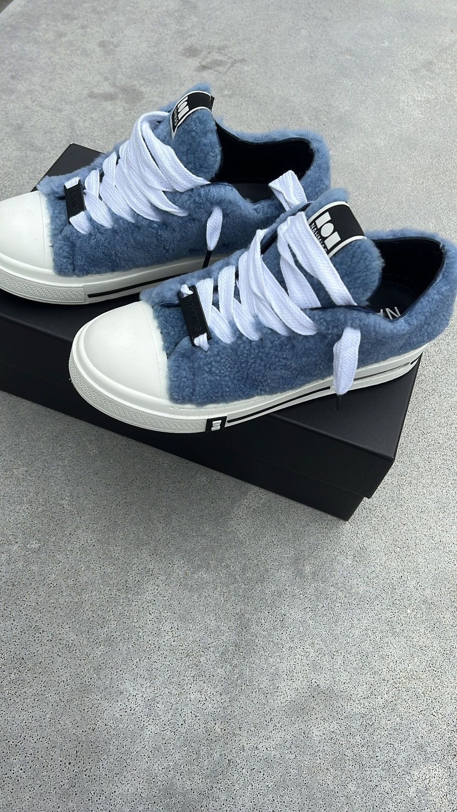 Nahmias Nahmias blue fur sneaker Size US 8 / EU 41 - 4 Thumbnail