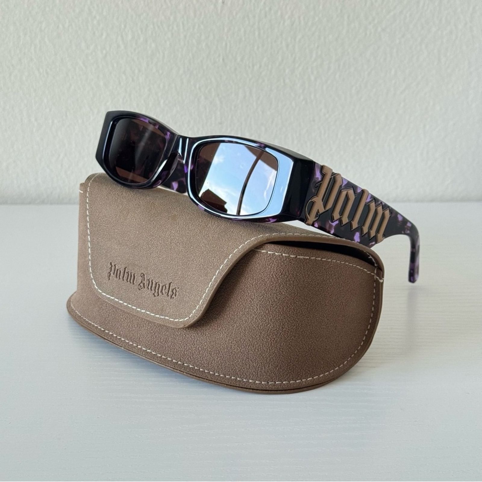 Palm Angels New! Palm Angels Purple Sunglasses, PERI007 3464, Authentic Size ONE SIZE - 2 Thumbnail