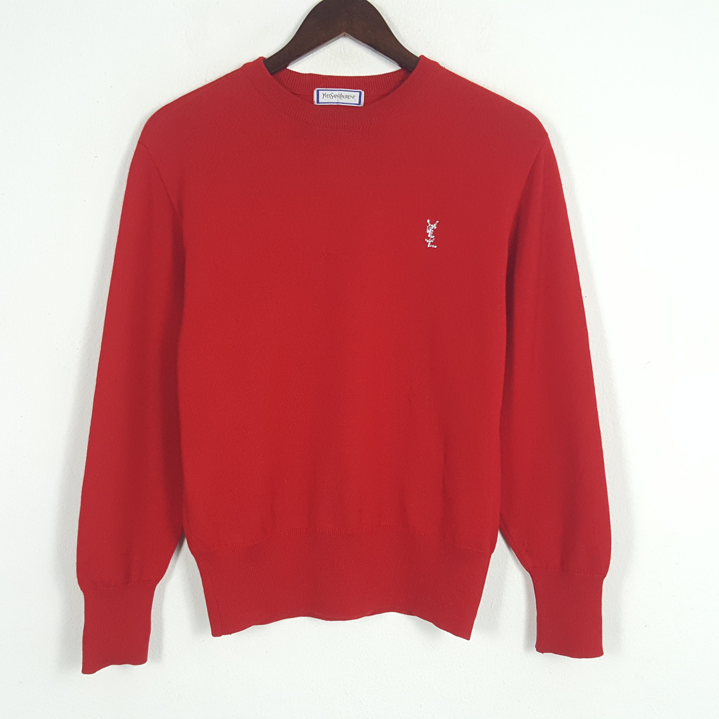 Vintage × Yves Saint Laurent Vintage Yves Saint Laurent Sweatshirt Size M / US 6-8 / IT 42-44 - 1 Thumbnail
