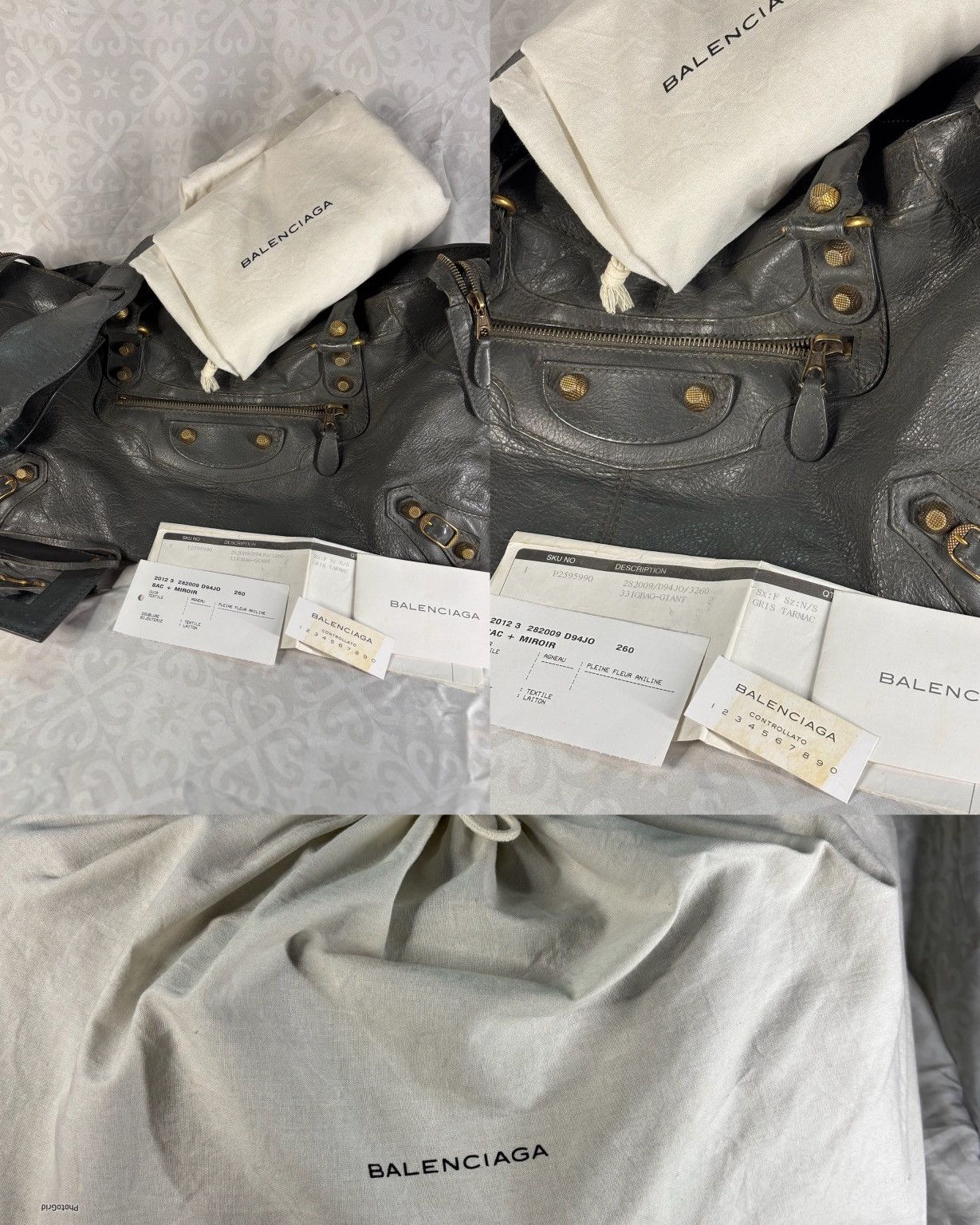 Balenciaga Balenciaga City Bag Dark Grey Size ONE SIZE - 2 Thumbnail