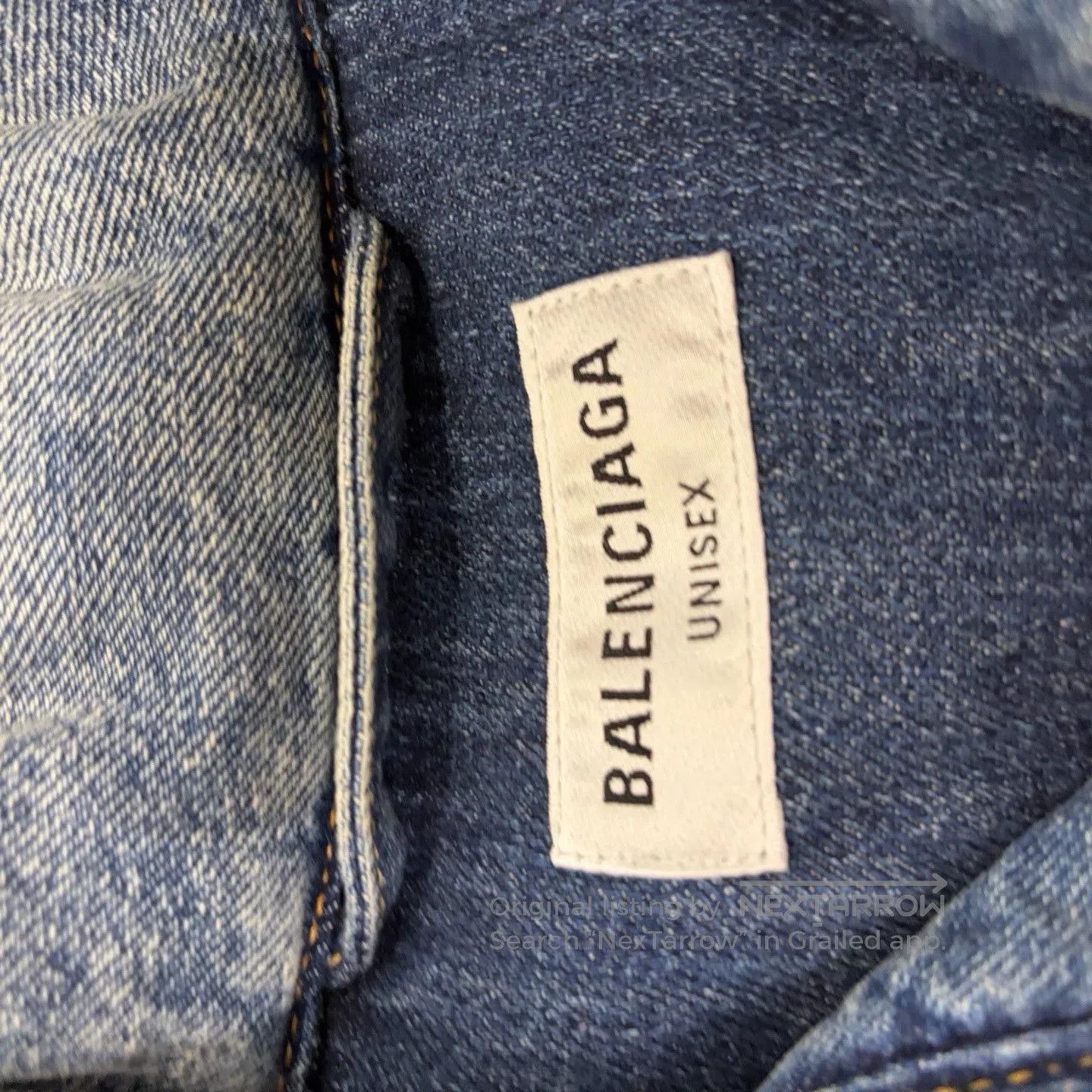Balenciaga Balenciaga FW22 Denim Jacket. Size XS / US 0-2 / IT 36-38 - 3 Thumbnail