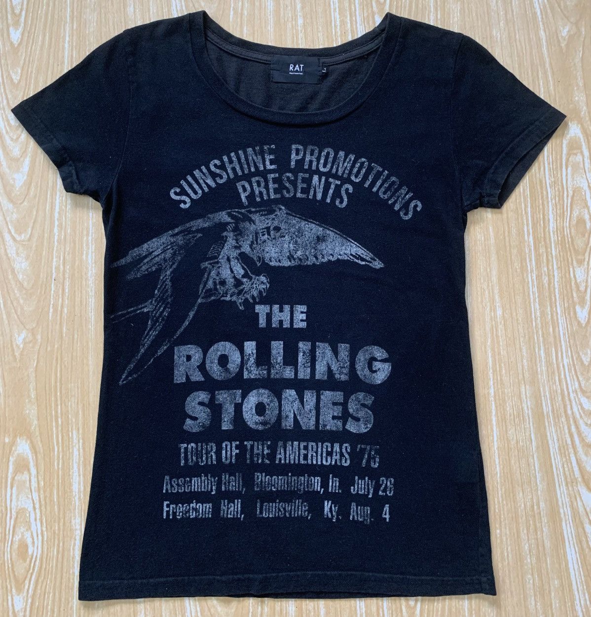 Band Tees × Bravado × The Rolling Stones Sunshine Promotions Presents The Rolling Stone Tour ‘76 Tee Size S / US 4 / IT 40 - 2 Thumbnail
