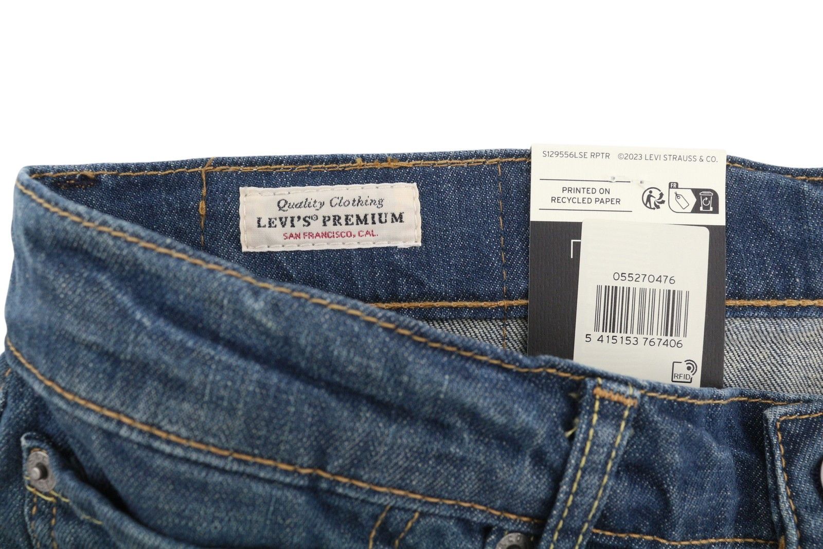 Levi's 527 W34/L32 Slim Bootcut Faded Blue Jeans 87075 Size US 34 / EU 50 - 6 Thumbnail