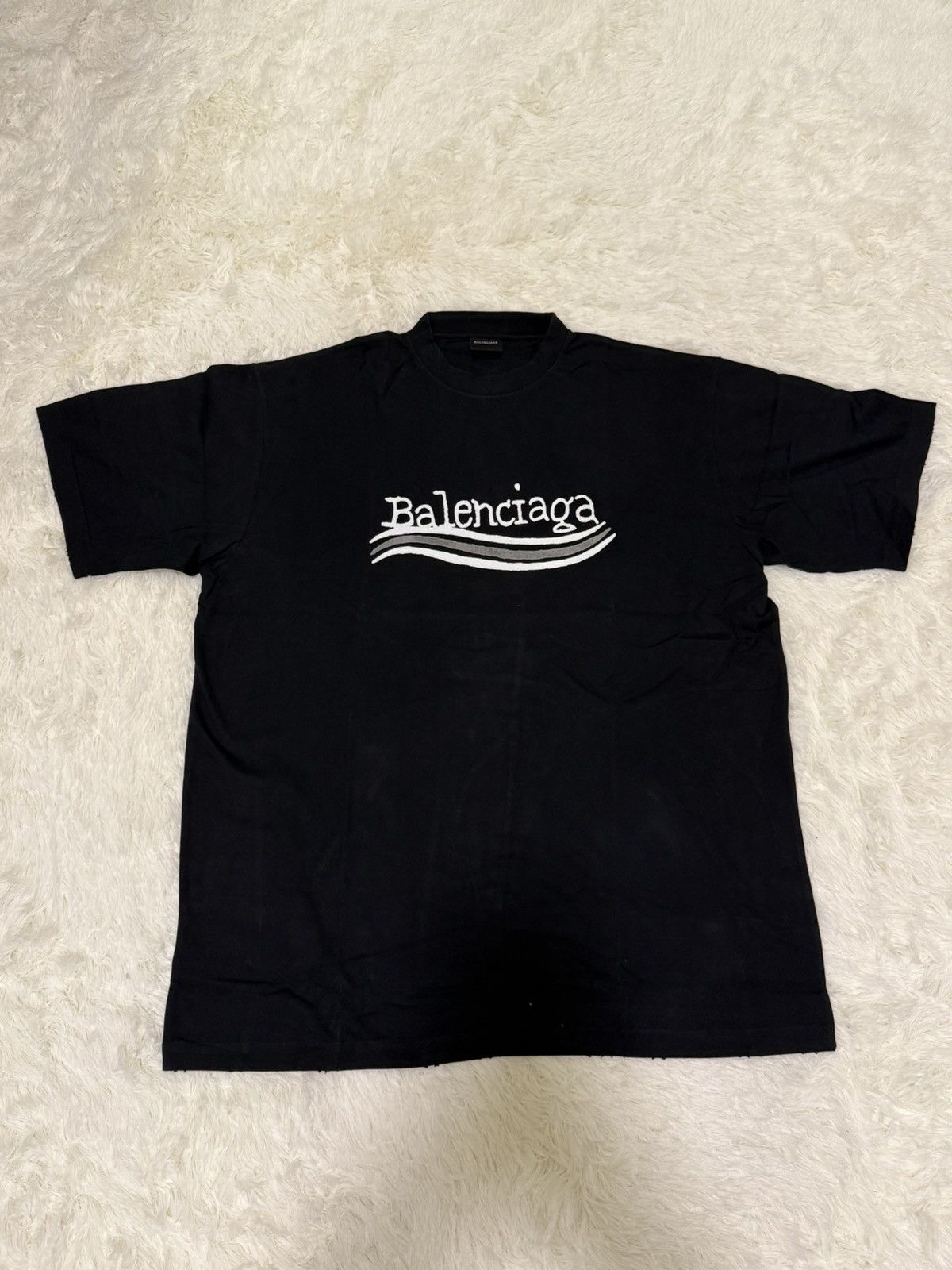Balenciaga Balenciaga black t shirt Size US XL / EU 56 / 4 - 2 Thumbnail
