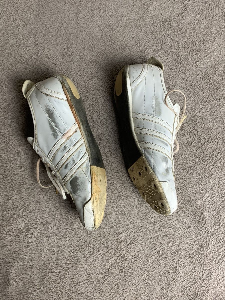 Japanese Brand Y2K Adidas Silver Streak Leather Shoes golden goose y-3 puma Size US 9 / IT 39 - 4 Thumbnail