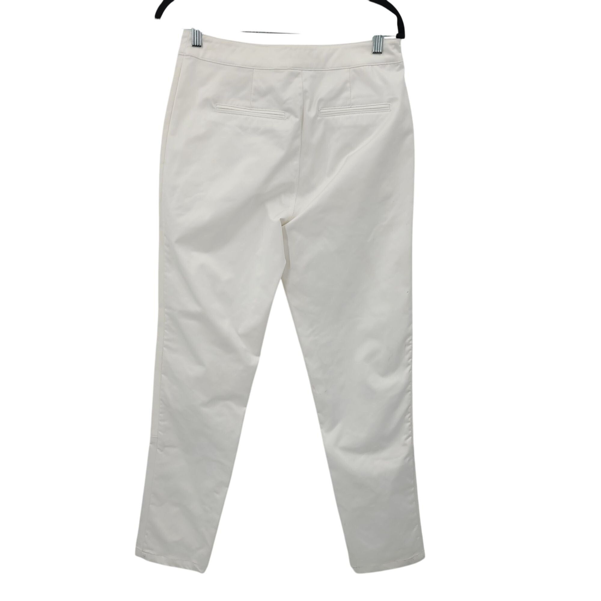 Designer Pink Stitch Athletic White Slim Fit Vented Pants 4 Activewea Size 27" / US 4 / IT 40 - 10 Thumbnail