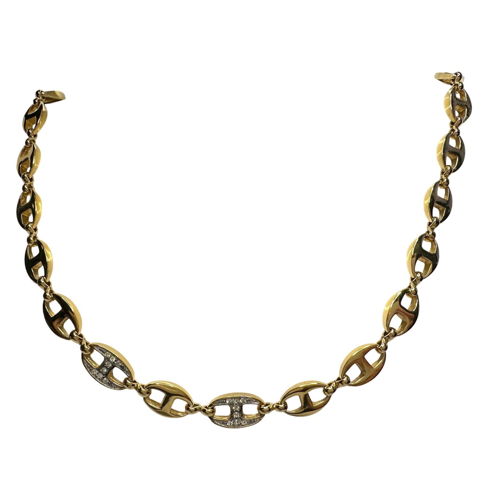 Givenchy Givenchy Puffed Anchor Mariner 21" Chain Necklace Size ONE SIZE - 4 Thumbnail