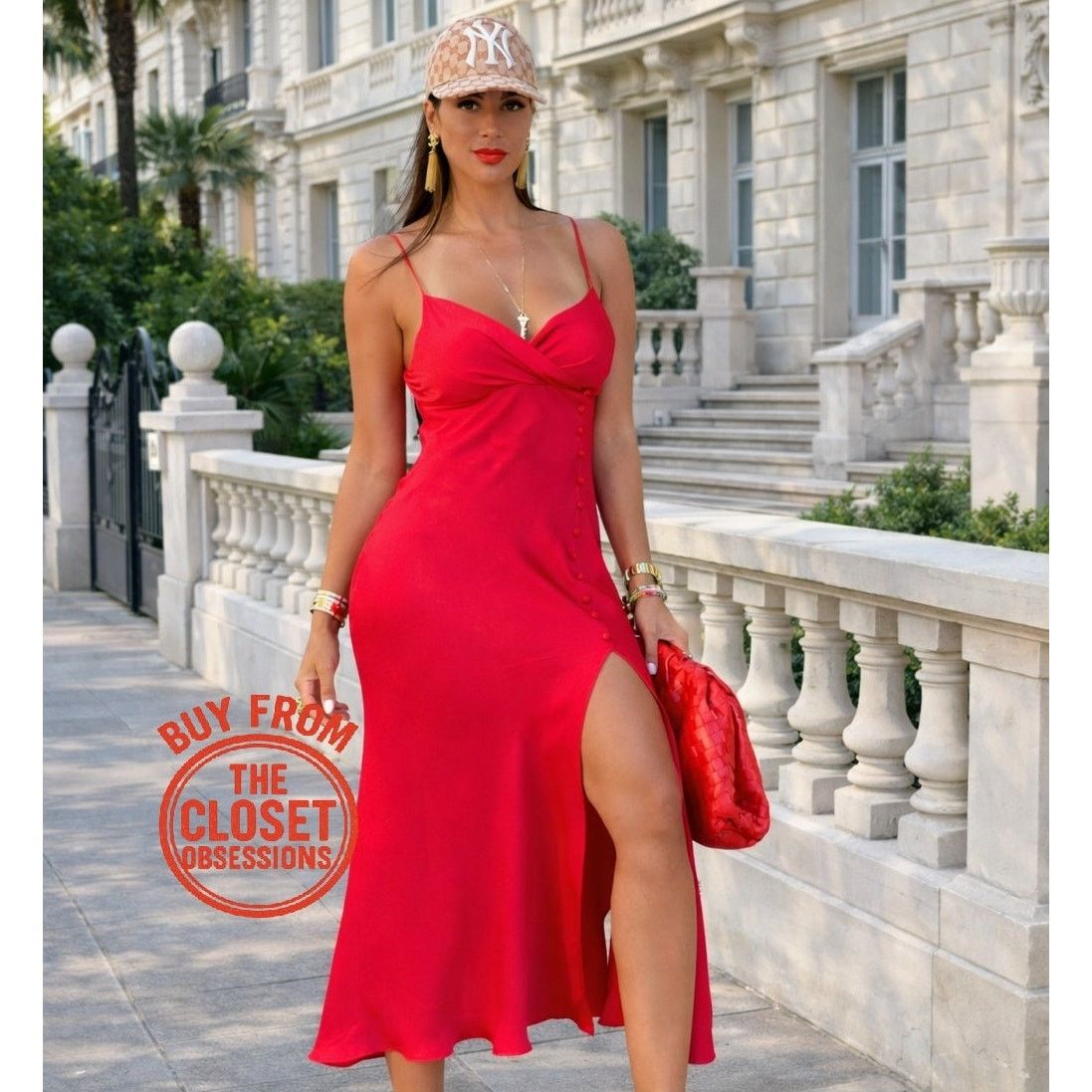 zara red satin slip dress Red satin Zara mini dress by Zara