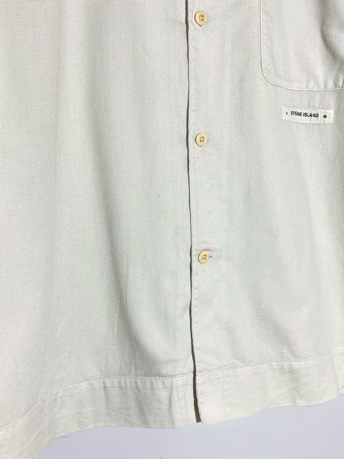 Stone Island Stone Island S/S 2000 Cotton Short Sleeve Shirt Size US L / EU 52-54 / 3 - 4 Thumbnail