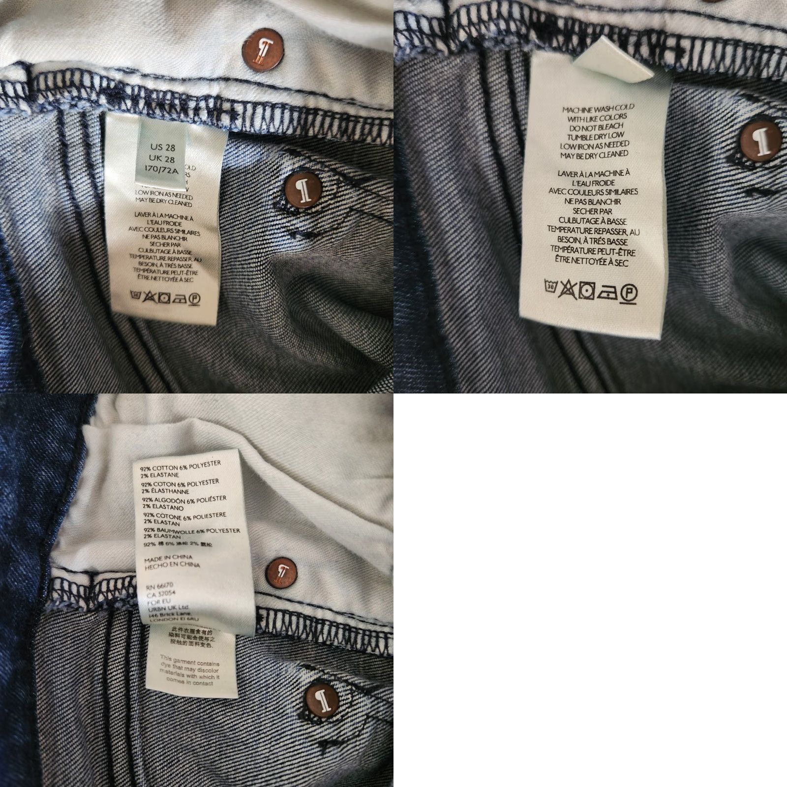 Vintage Pilcro The Cigarette Slim Straight Released Hem High Rise Jeans-Size 28 Women Blue Denim Cotton Blend Slim Fit 5-Pocket Size 28" / US 6 / IT 42 - 9 Thumbnail