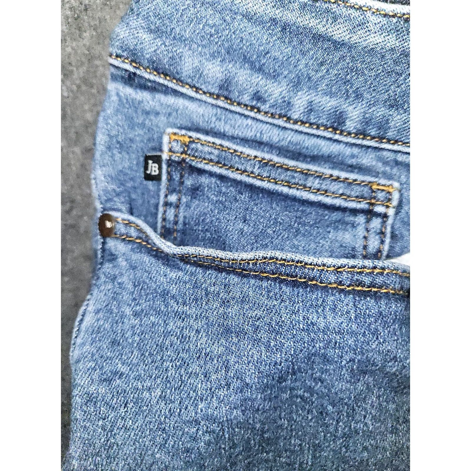 Vintage Judy Blue Jeans Womens 20W Blue Skinny High Rise Distressed Stretch Denim Pants Size 42" / US 20 - 5 Thumbnail