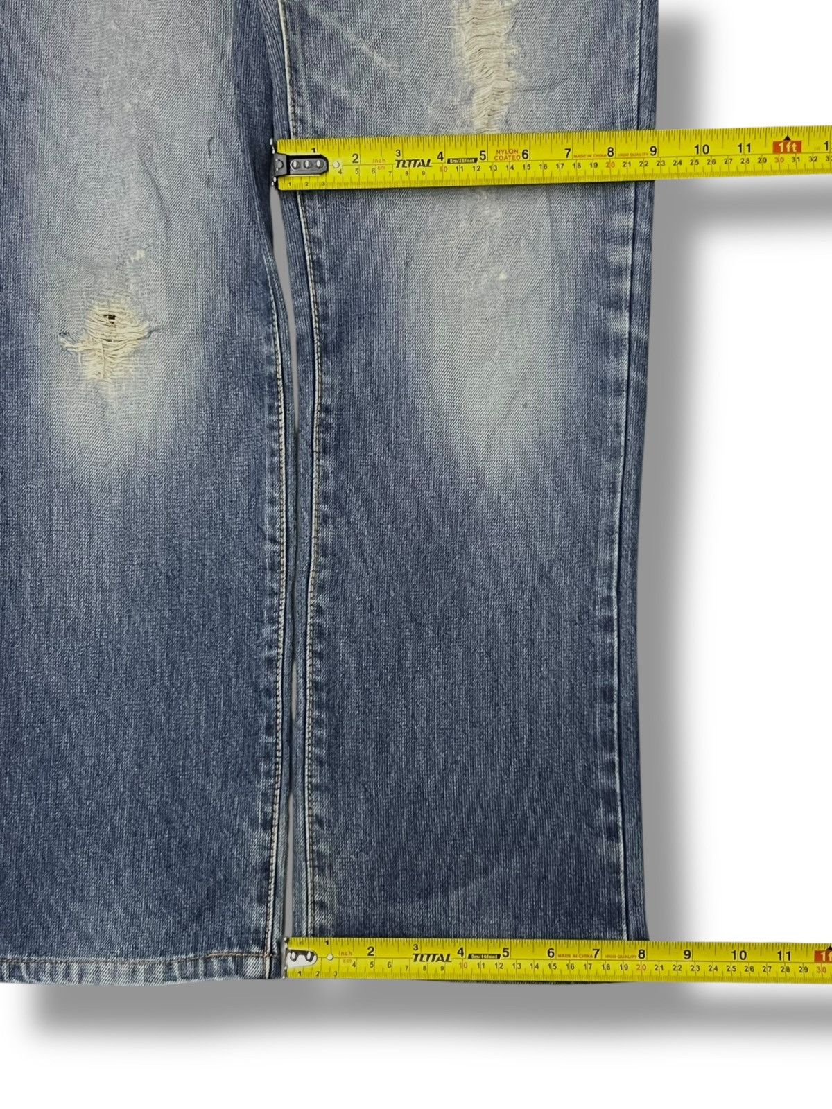 Edwin Vintage Edwin 503 Zylon - Faded Wash, Distressed Denim Size US 32 / EU 48 - 19 Thumbnail