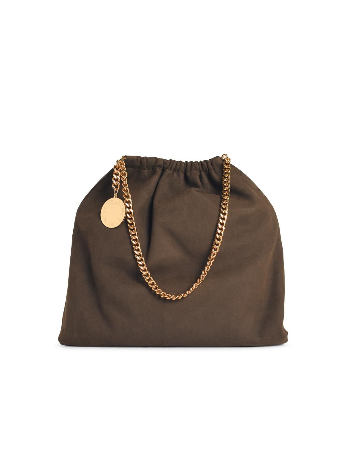Stella McCartney STELLA McCARTNEY 'Falabella' 'Alter Suede Moka' Drawstring Shoulder Bag Size ONE SIZE - 1 Thumbnail