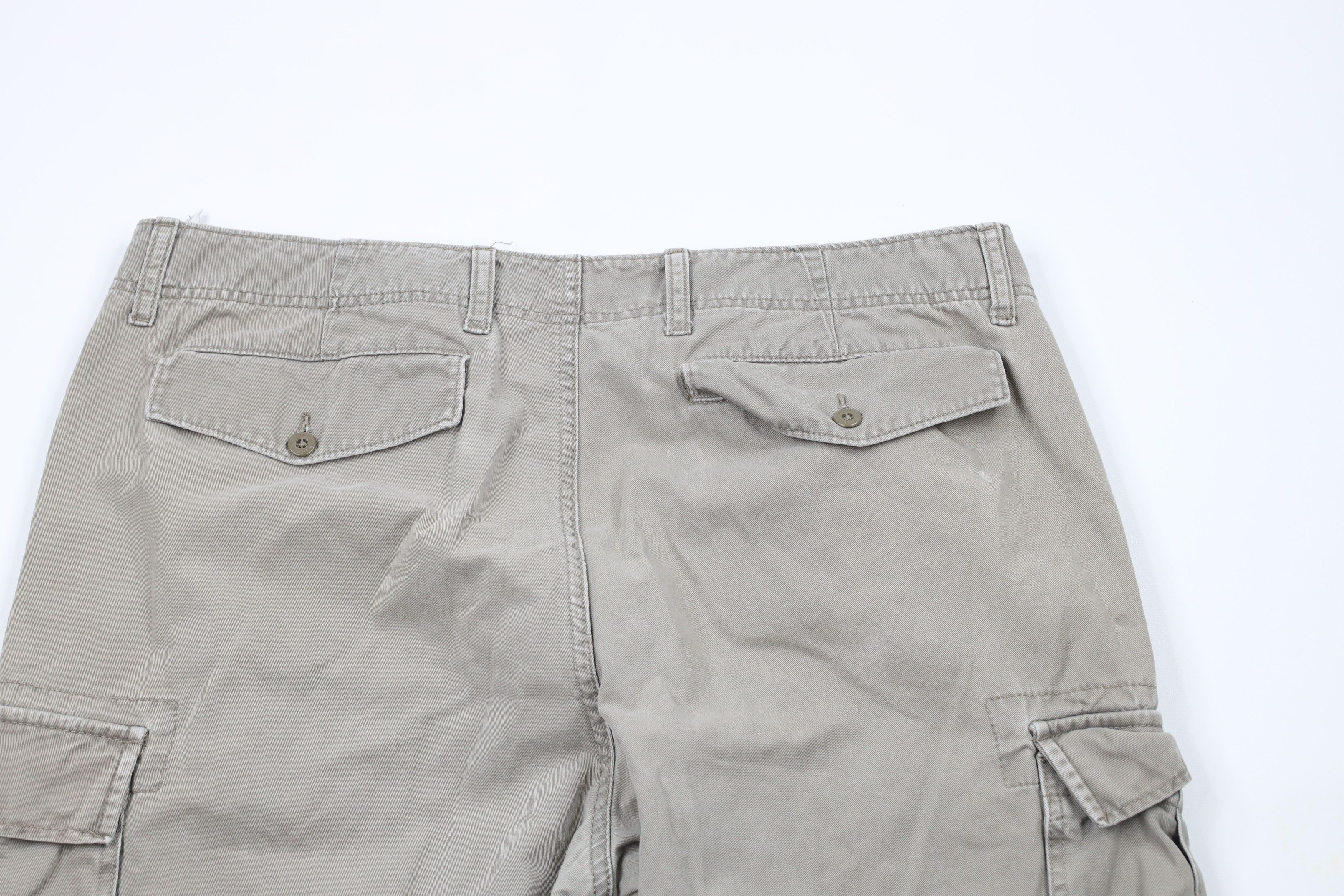 Nautica × Vintage Vintage 90s Nautica Baggy Fit Wide Leg Cargo Pants Beige Size US 40 / EU 56 - 12 Thumbnail