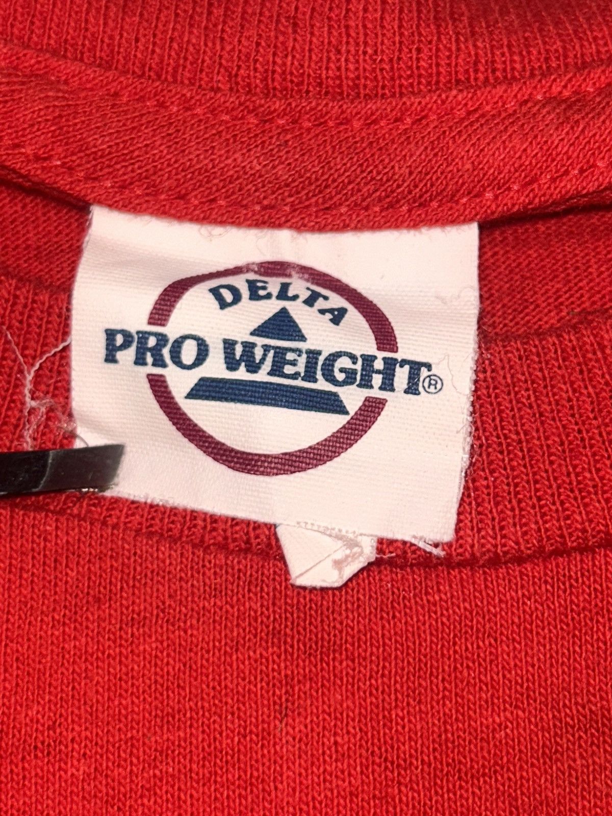 Delta Vintage 90s “Boston Terriers / BU 1839 Long-Sleeve Red Tee Size US S / EU 44-46 / 1 - 4 Thumbnail