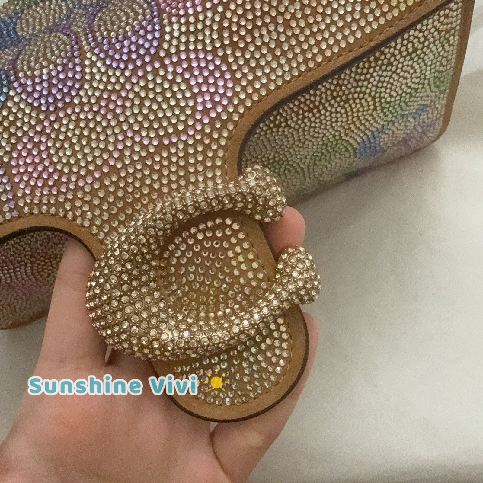 Coach NWT Coach Tabby 26 Signature Crystal Bag Rainbow CCX14 Size ONE SIZE - 14 Thumbnail