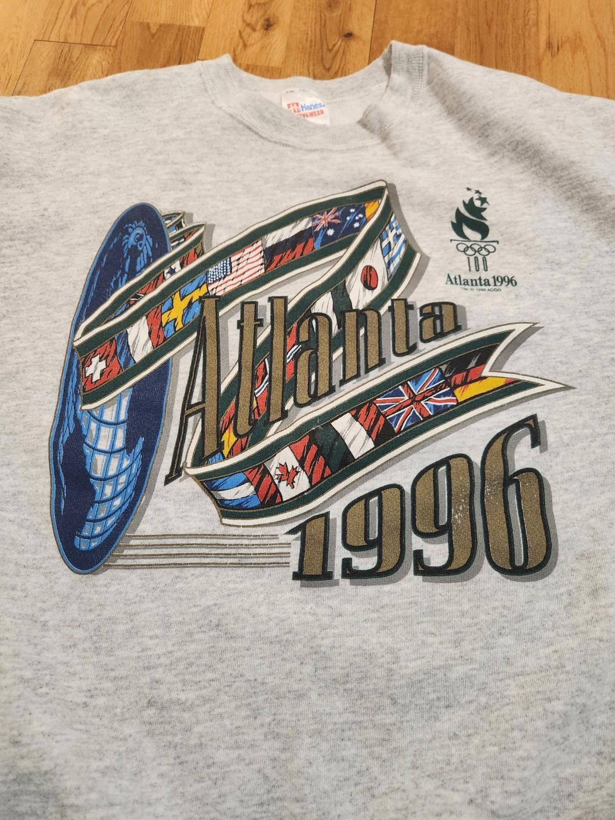 Hanes Vintage Atlanta 1996 Olympics Crewneck Sweatshirt Mens XXL Size US XL / EU 56 / 4 - 2 Thumbnail