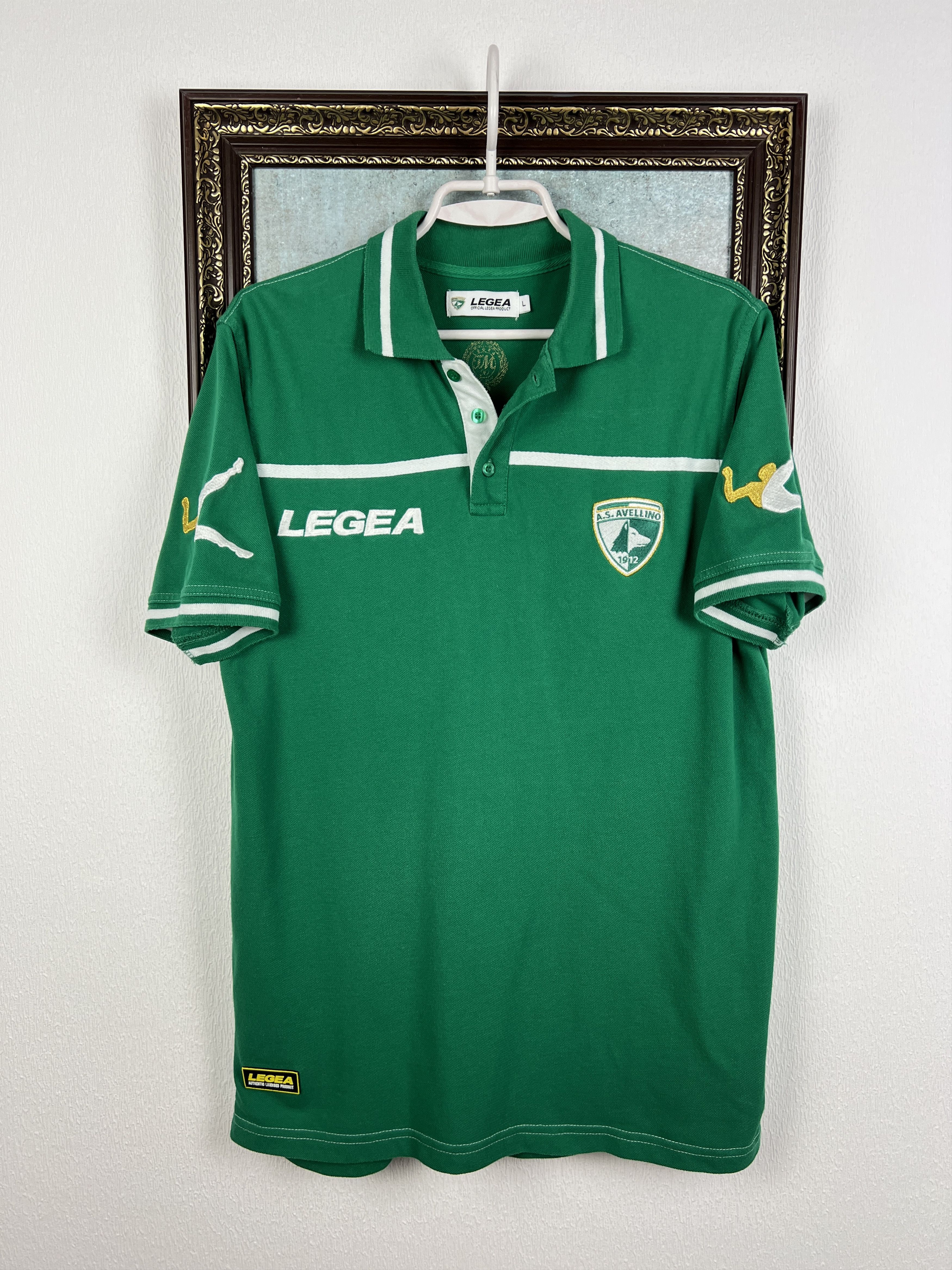 Vintage Avellino Football Shirt Soccer Train Polo Maglia Jersey Size US L / EU 52-54 / 3 - 1 Thumbnail