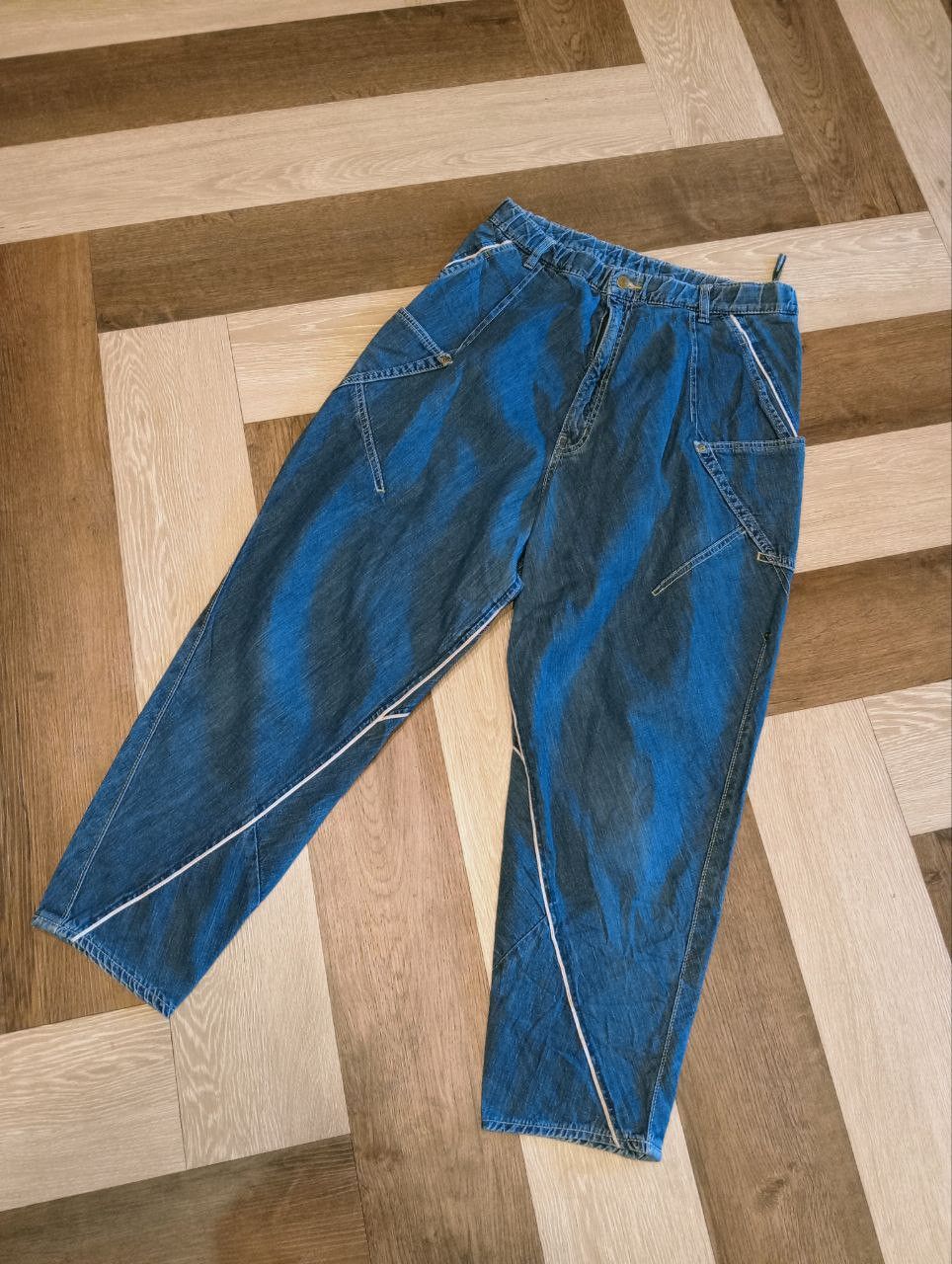 Issey Miyake VINTAGE MERCIBEAUCOUP ISSEY MIYAKE SELVEDGE BALLOON PANT Size US 32 / EU 48 - 2 Thumbnail