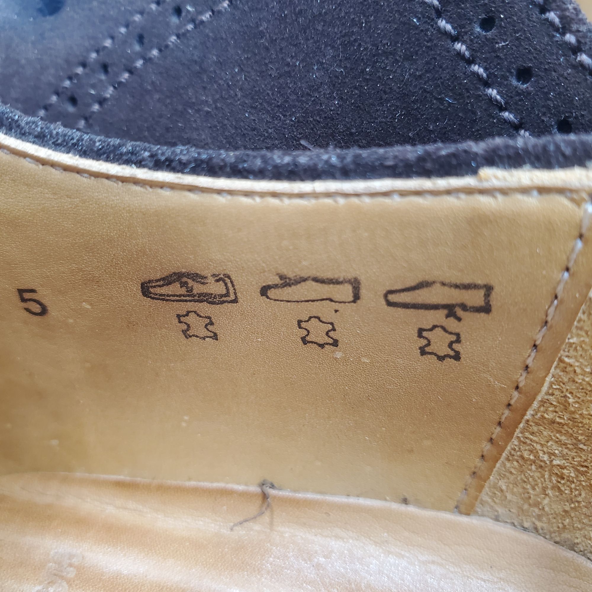Other UK England Finsbury Dress Shoes Mens 6.5 Brown Suede Leather Size US 6.5 / EU 39-40 - 11 Thumbnail