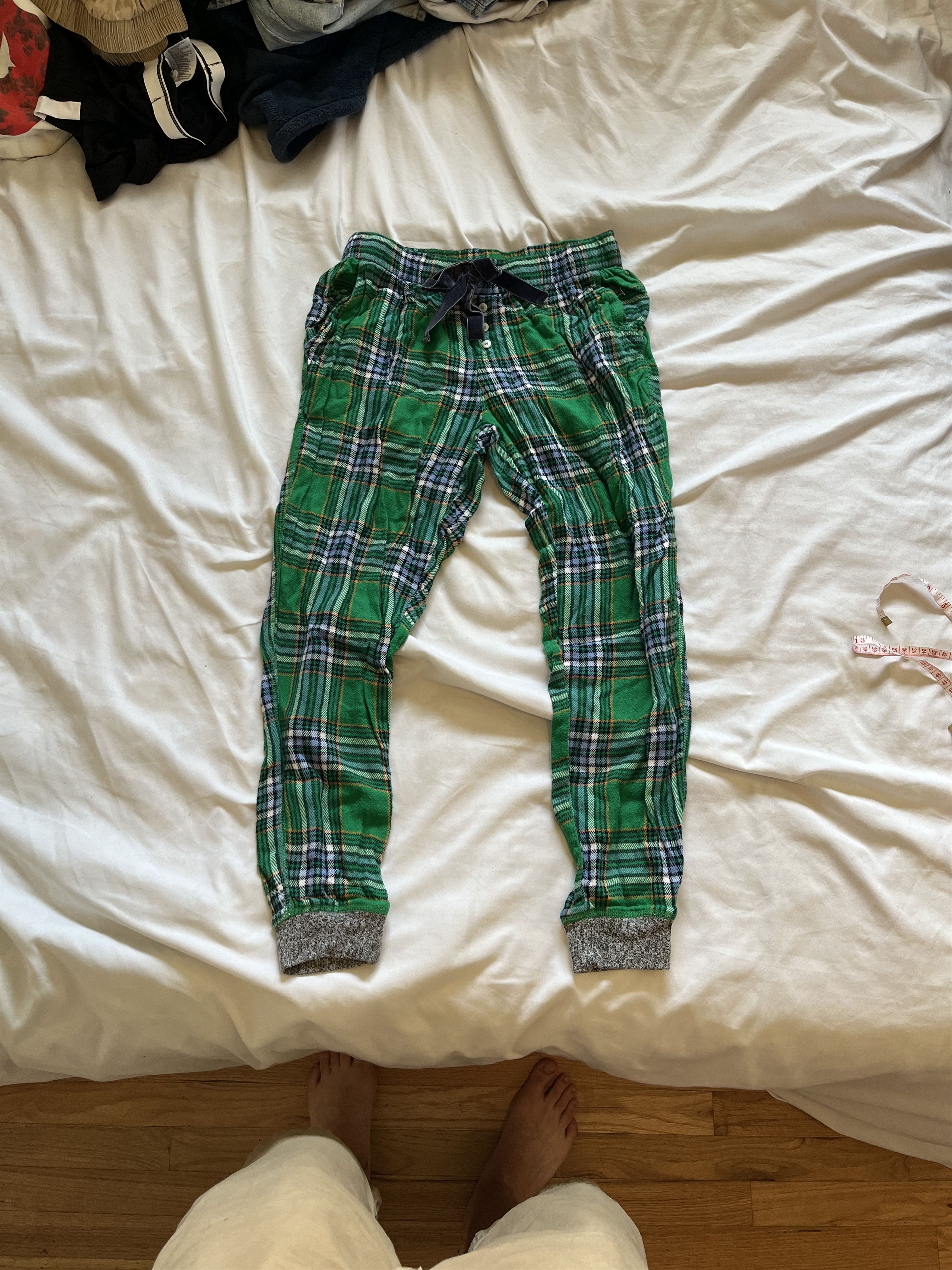 American Eagle Outfitters Aerie Green Pajama Bottoms Size XS regular Size 27" / US 4 / IT 40 - 1 Thumbnail