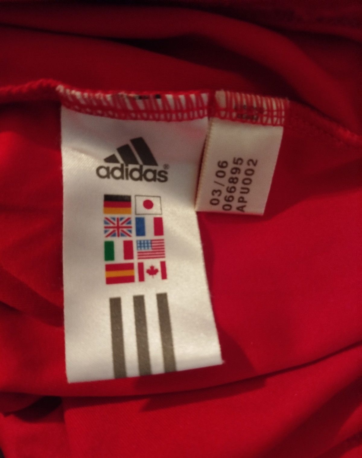Adidas Germany 2006/2008 player issued Mercedes shirt Size US XL / EU 56 / 4 - 5 Thumbnail