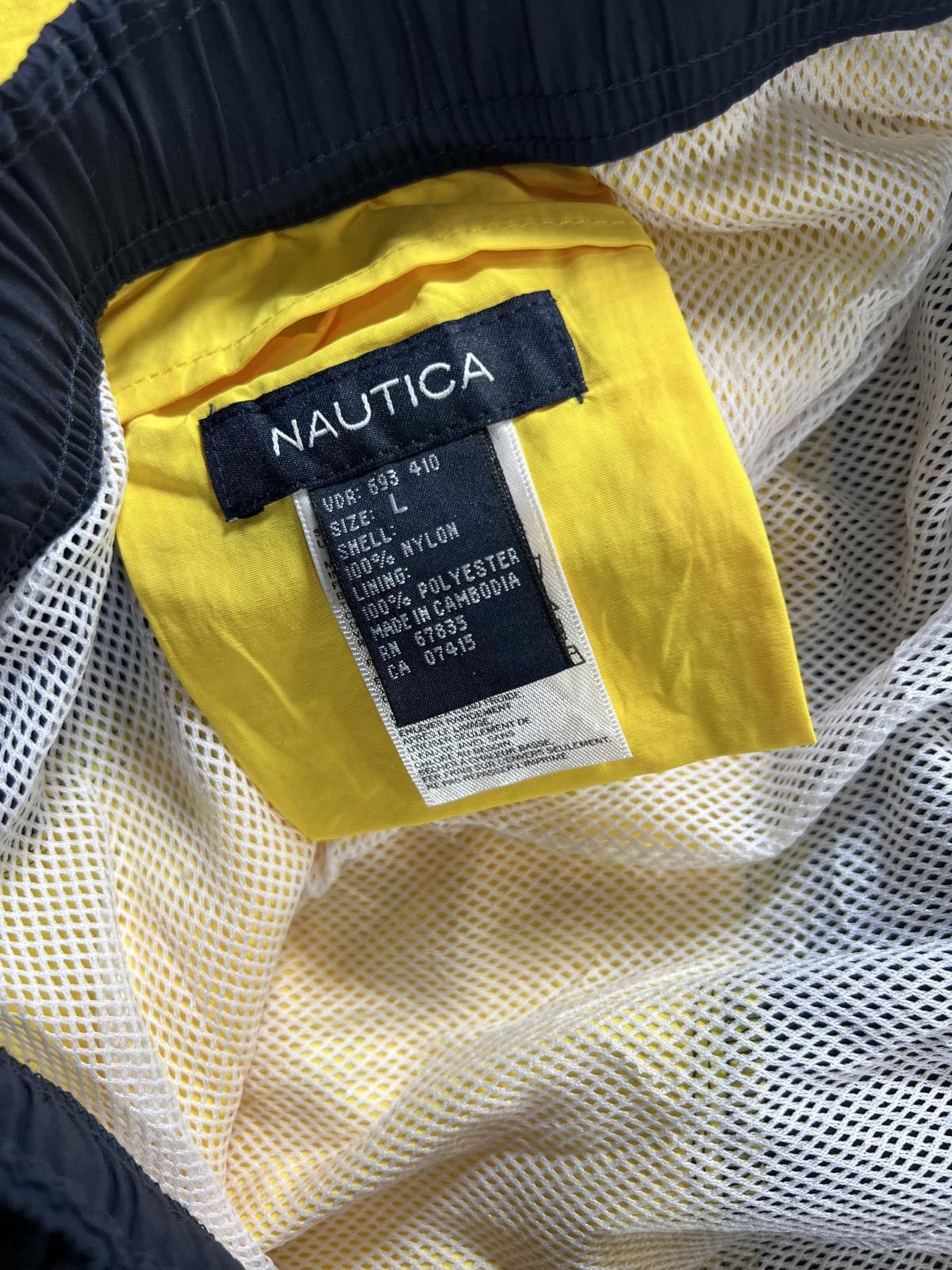 Nautica Nautica Men's Yellow and Navy Swim Shorts Size US 34 / EU 50 - 4 Thumbnail