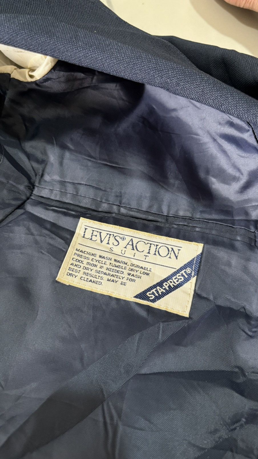 Levi's VINTAGE LEVIS ACTION SUIT STA PREST COAT Size 42L - 7 Thumbnail