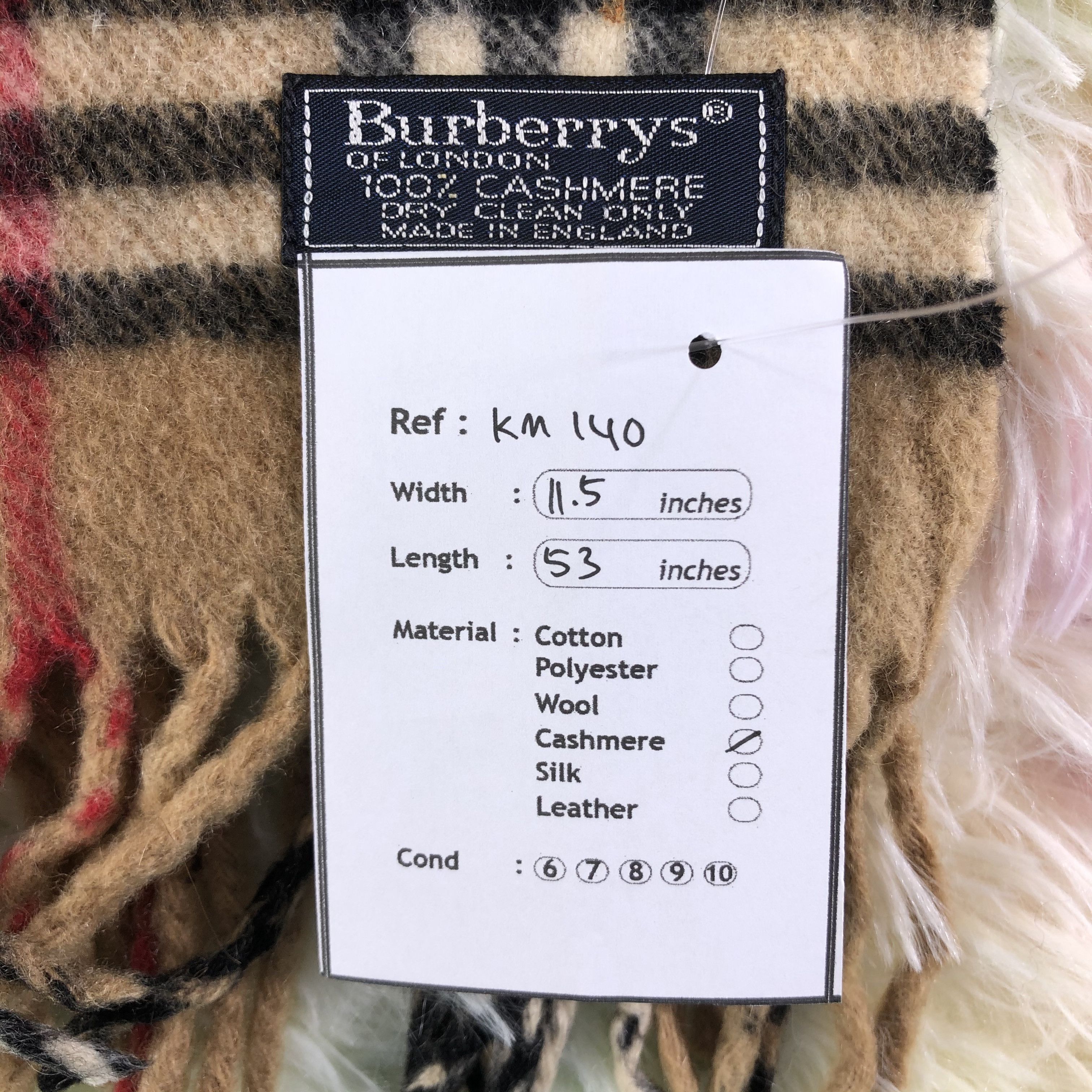 Burberry × Vintage Burberry Scarf / Muffler / Neckwear - KM140 Size ONE SIZE - 6 Thumbnail