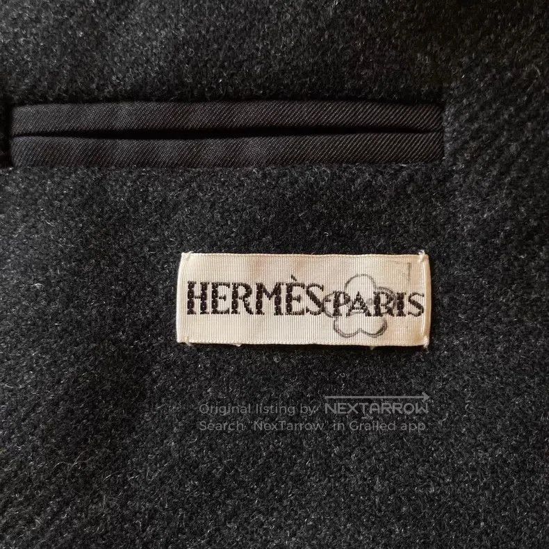 Hermes Hermes Suit Jacket, Wool and Cashmere Blended Size XS / US 0-2 / IT 36-38 - 4 Thumbnail