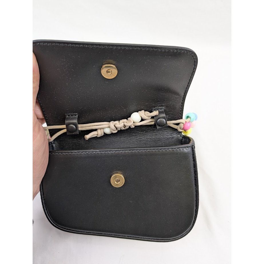 Palm Angels o1rshd1 Size: OS / Beads Strap Crash Bag in Black/White Size ONE SIZE - 13 Thumbnail