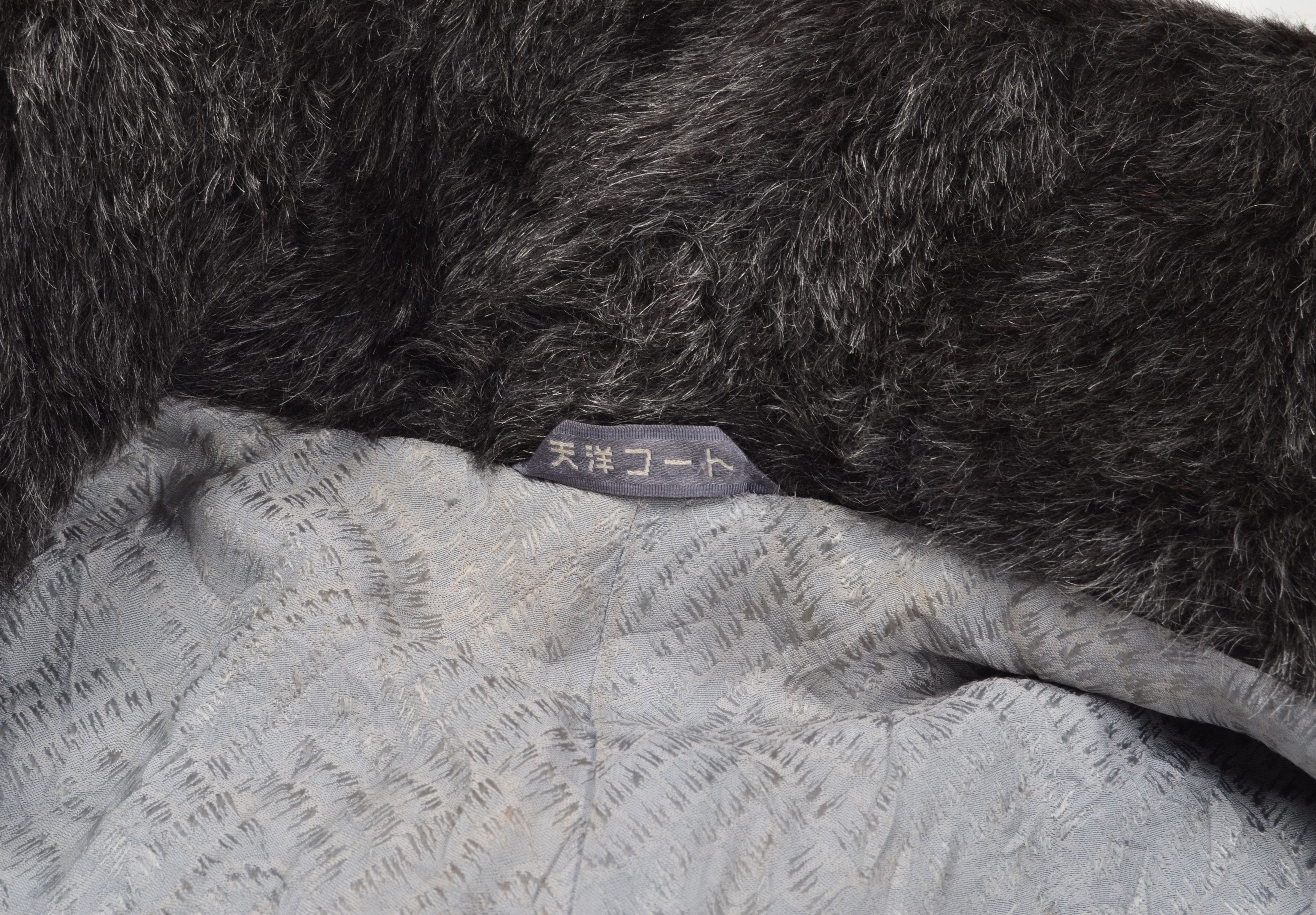 Japanese Brand Vintage Japanese 80's Faux Fur Oversized Mob Wife Coat Size ONE SIZE - 8 Thumbnail