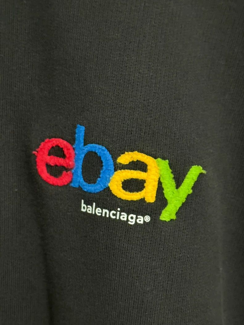 Balenciaga Balenciaga Eaby Branded Black Zip-Up Hoodie Size US XL / EU 56 / 4 - 3 Thumbnail
