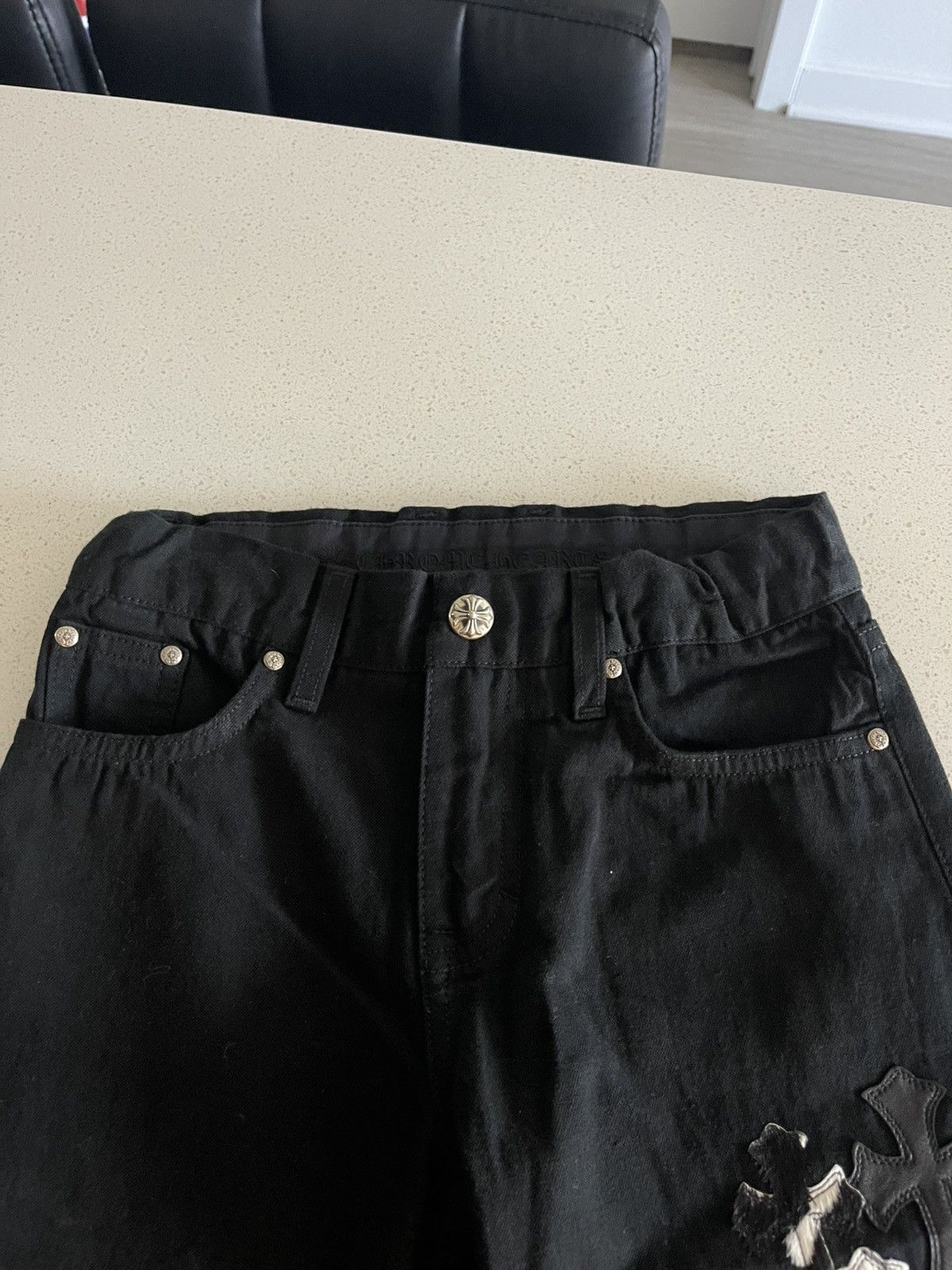 Chrome Hearts Chrome Hearts Zebra Patch Kids Pants Size US 26 / EU 42 - 4 Thumbnail