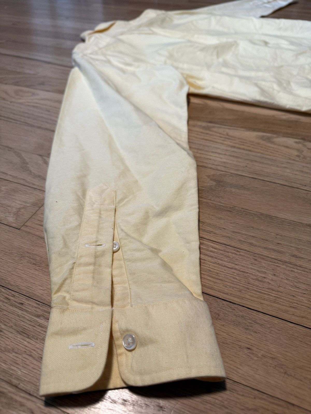 Ralph Lauren × Vintage Vintage 90's Ralph Lauren Yarmouth Oxford Yellow Mens Size US M / EU 48-50 / 2 - 7 Thumbnail