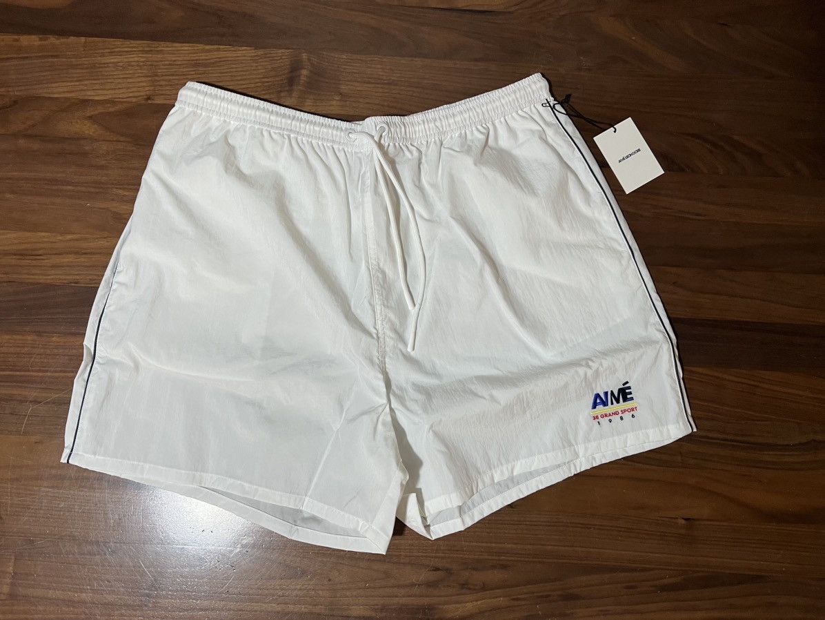 Aime Leon Dore ALM 38-GS Offshore Short White 1986 Size XL