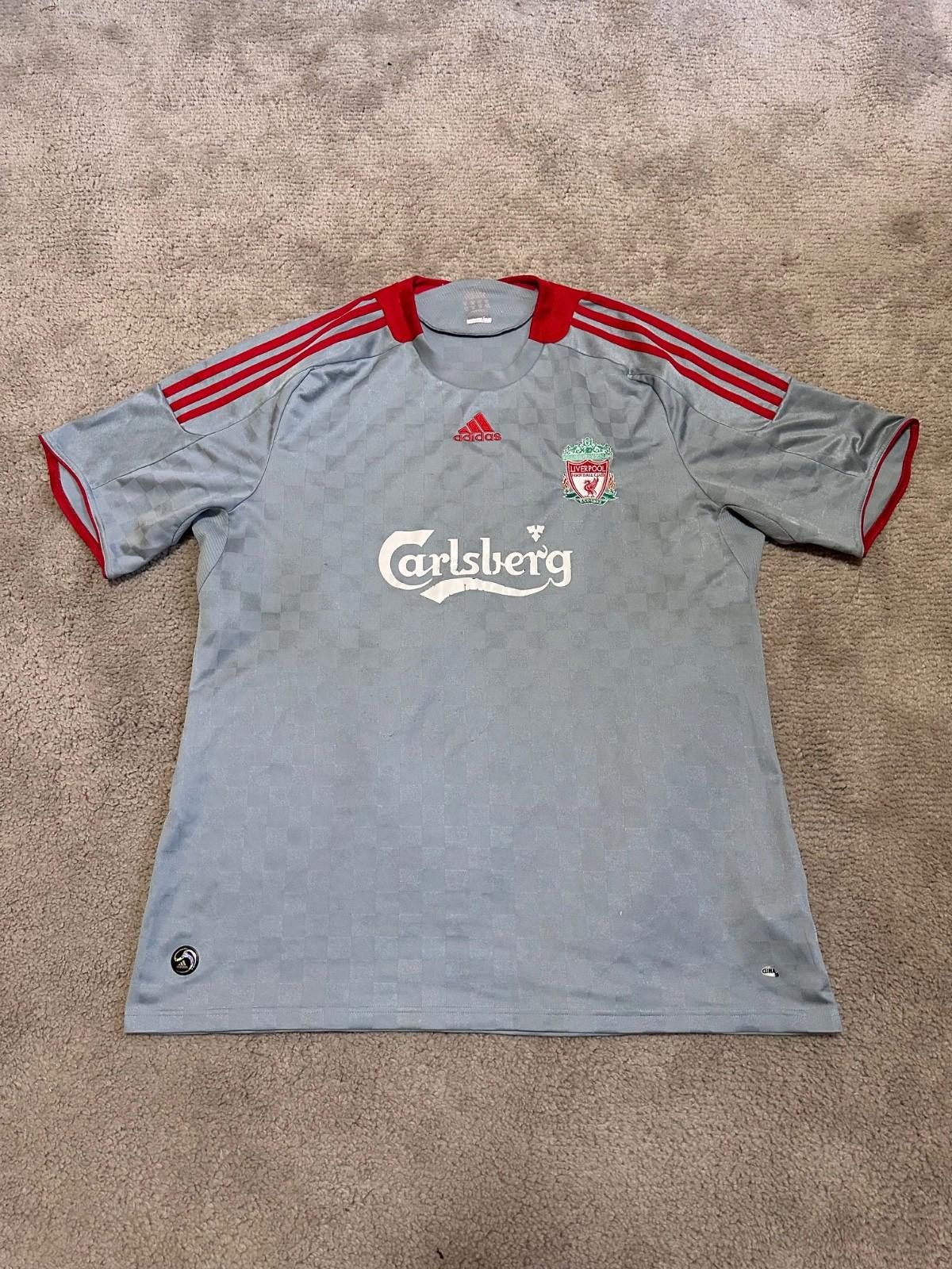 Adidas LIVERPOOL 2008/2009 AWAY FOOTBALL SHIRT JERSEY ADIDAS 2XL Size US XXL / EU 58 / 5 - 1 Thumbnail