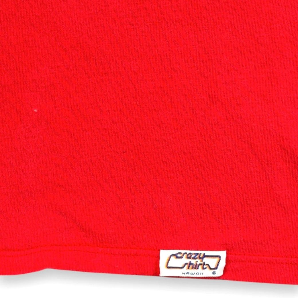 Vintage VINTAGE Crazy Shirts Volleyball Shirt Adult MEDIUM Red Hawaii USA 80s King Kamehameha Club Womens? Mens Size US M / EU 48-50 / 2 - 6 Thumbnail