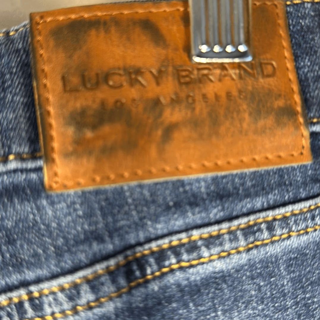 Lucky Brand Lucky Brand 410 Jeans Mens Athletic Straight W36 L30 Blue Jeans Mens Adjustable Fit Straight 30 Inseam Size US 36 / EU 52 - 3 Thumbnail