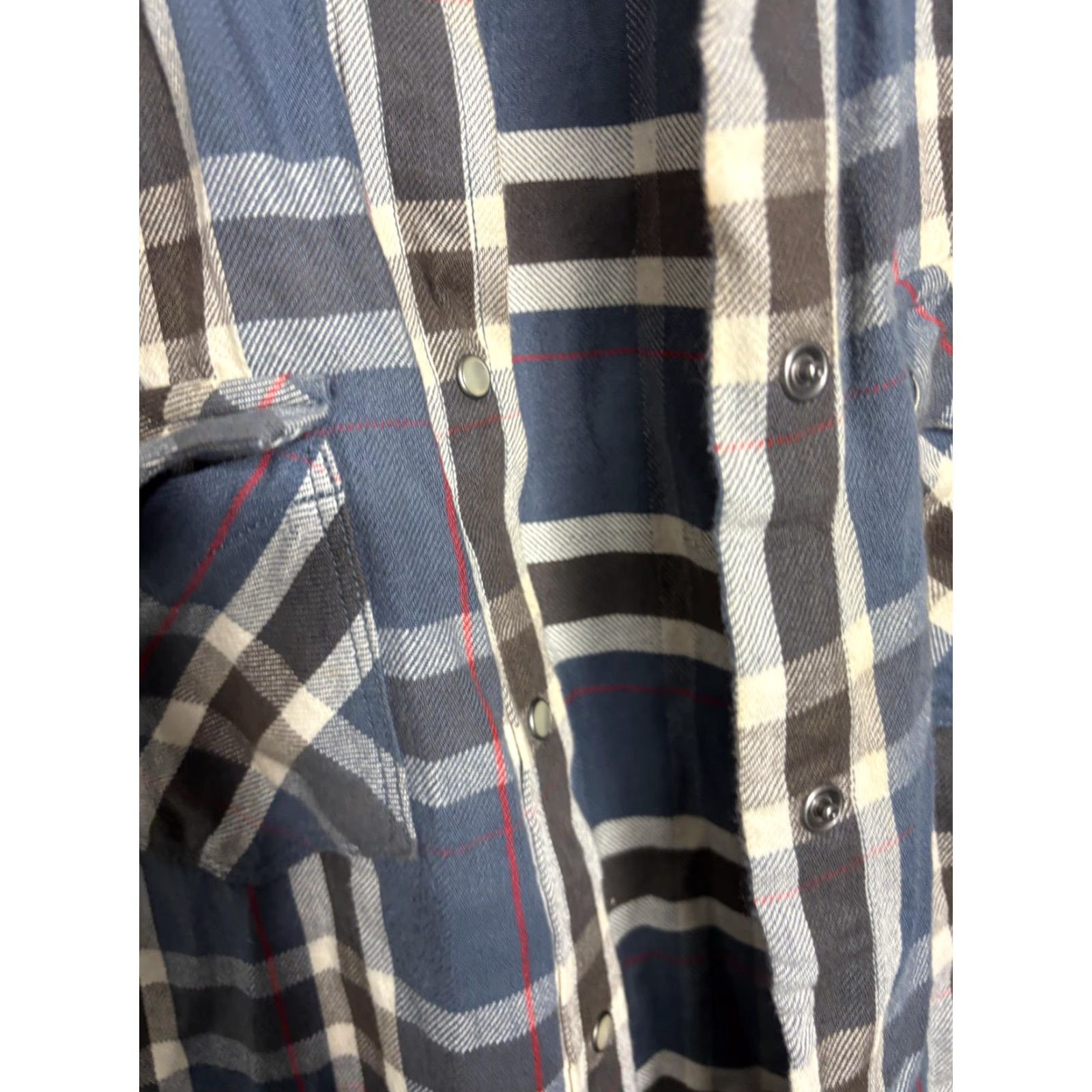 Ralph Lauren Lauren Jeans Co Ralph Lauren Shirt Mens Medium Blue Plaid Western Pearl Snap 90s Size US M / EU 48-50 / 2 - 5 Thumbnail