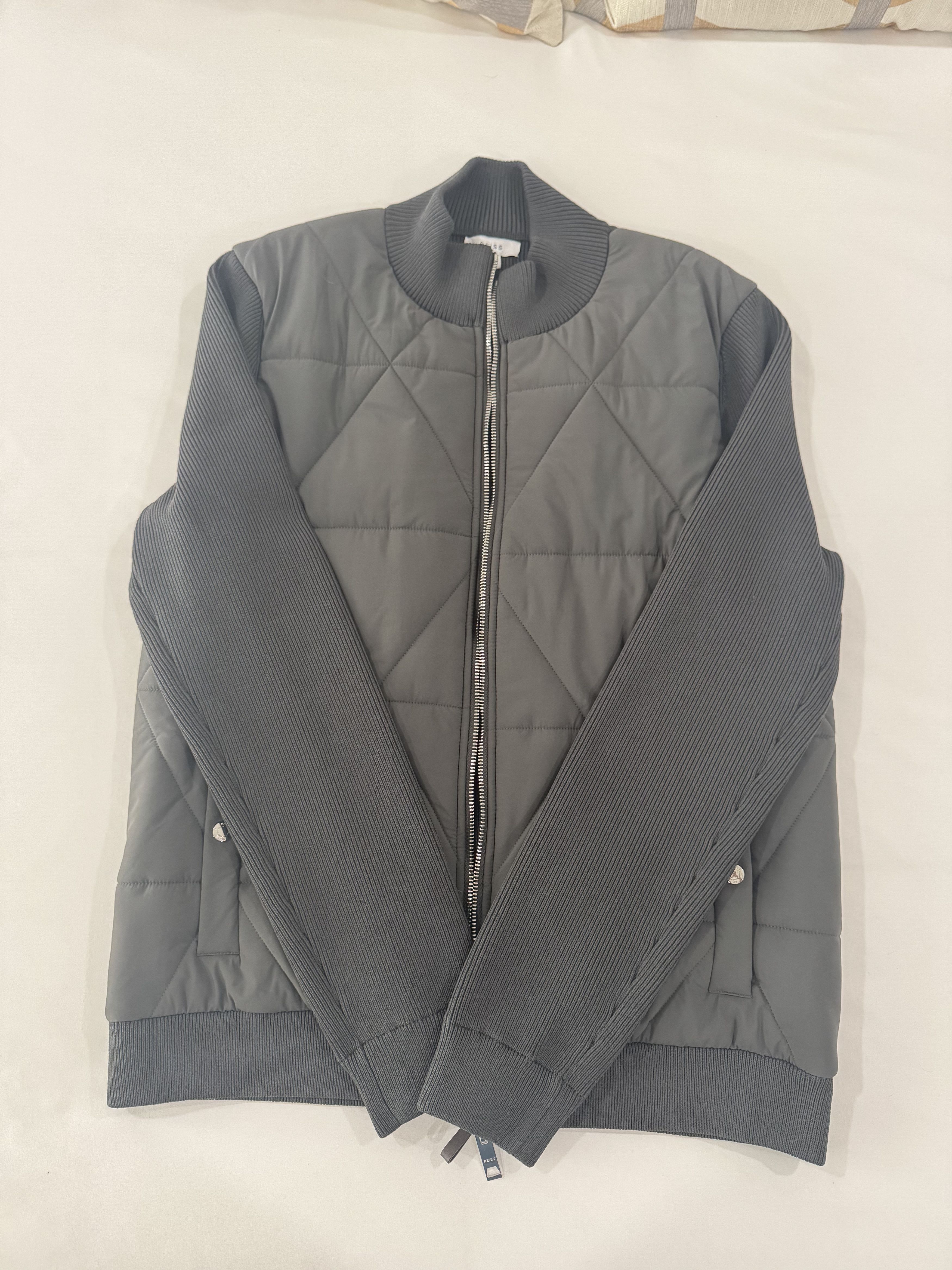 Reiss Reiss Hybrid Zip-Through Quilted Jacket Size US M / EU 48-50 / 2 - 11 Thumbnail