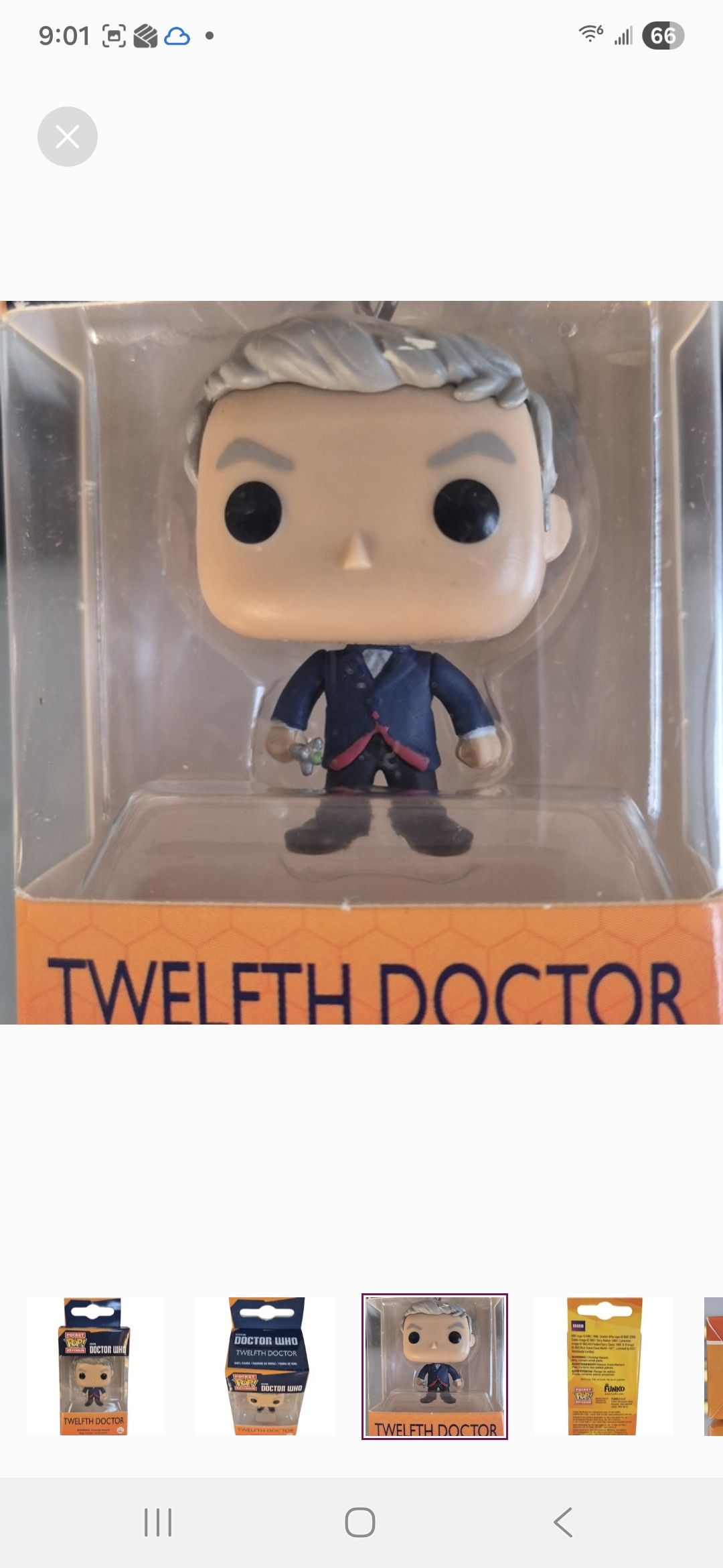 Other Funko × Doctor Who Twelfth Doctor Vinyl Pocket POP Keychain Size ONE SIZE - 1 Thumbnail