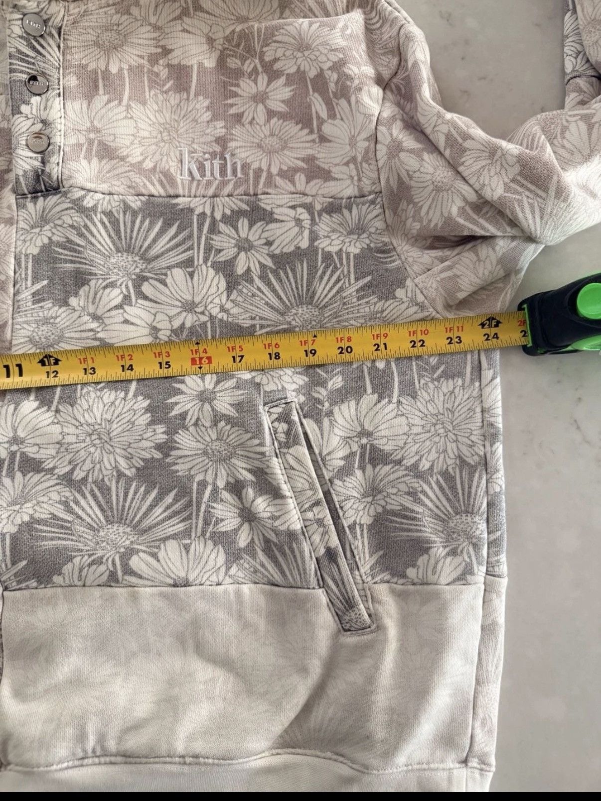 Kith Kith Floral Patchwork Quinn Henley Hoodie Size M / US 6-8 / IT 42-44 - 8 Thumbnail
