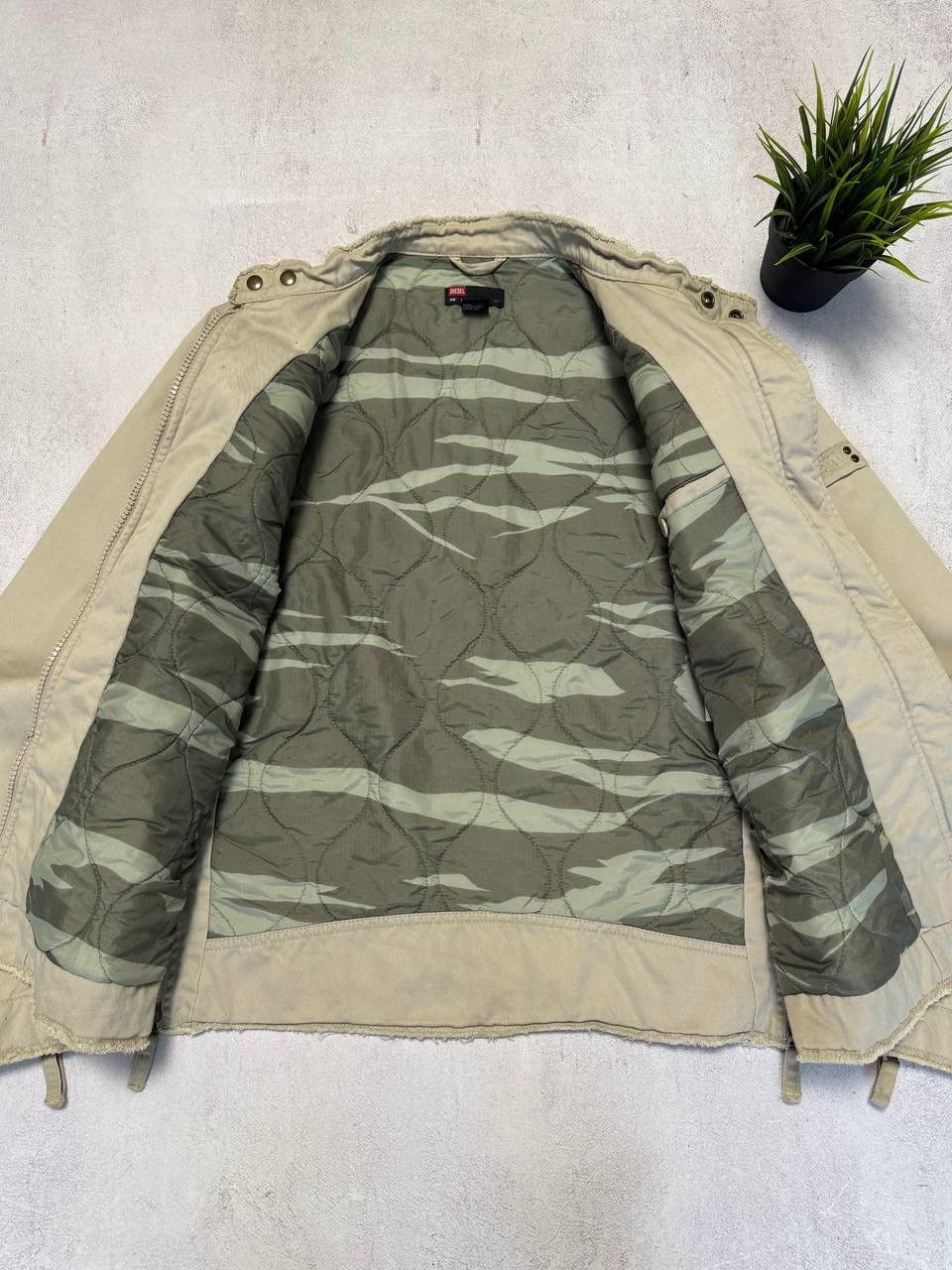 Diesel Vintage Diesel Denim Jacket Active Bomber Baggy Y2K 90s Size US L / EU 52-54 / 3 - 9 Thumbnail