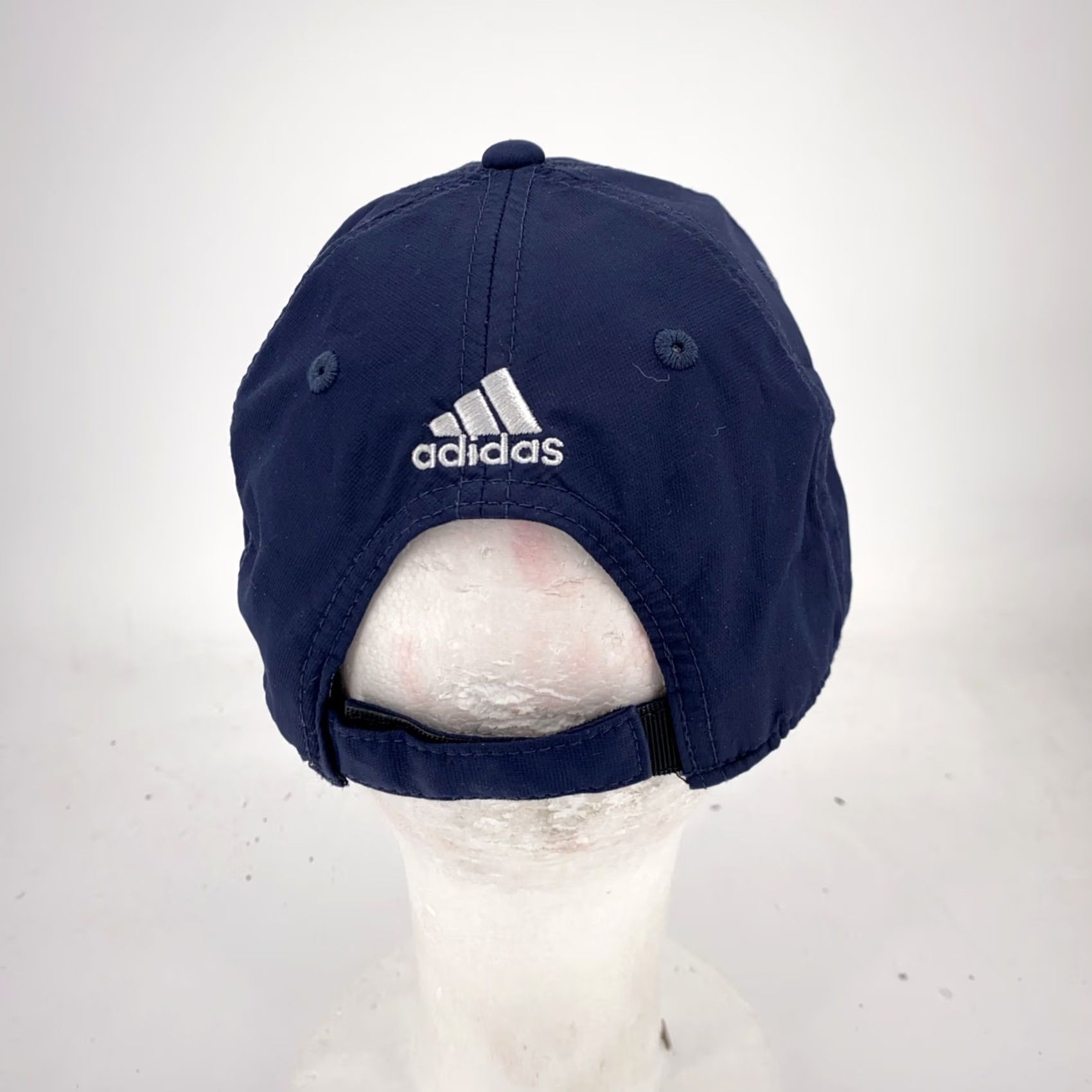 Adidas Adidas Dell Hat Cap Strap Back Navy Blue Embroidered Mens One Size Baseball Cap - Blue, Adjustable, Lightweight, Geek, Sports Size ONE SIZE - 3 Thumbnail